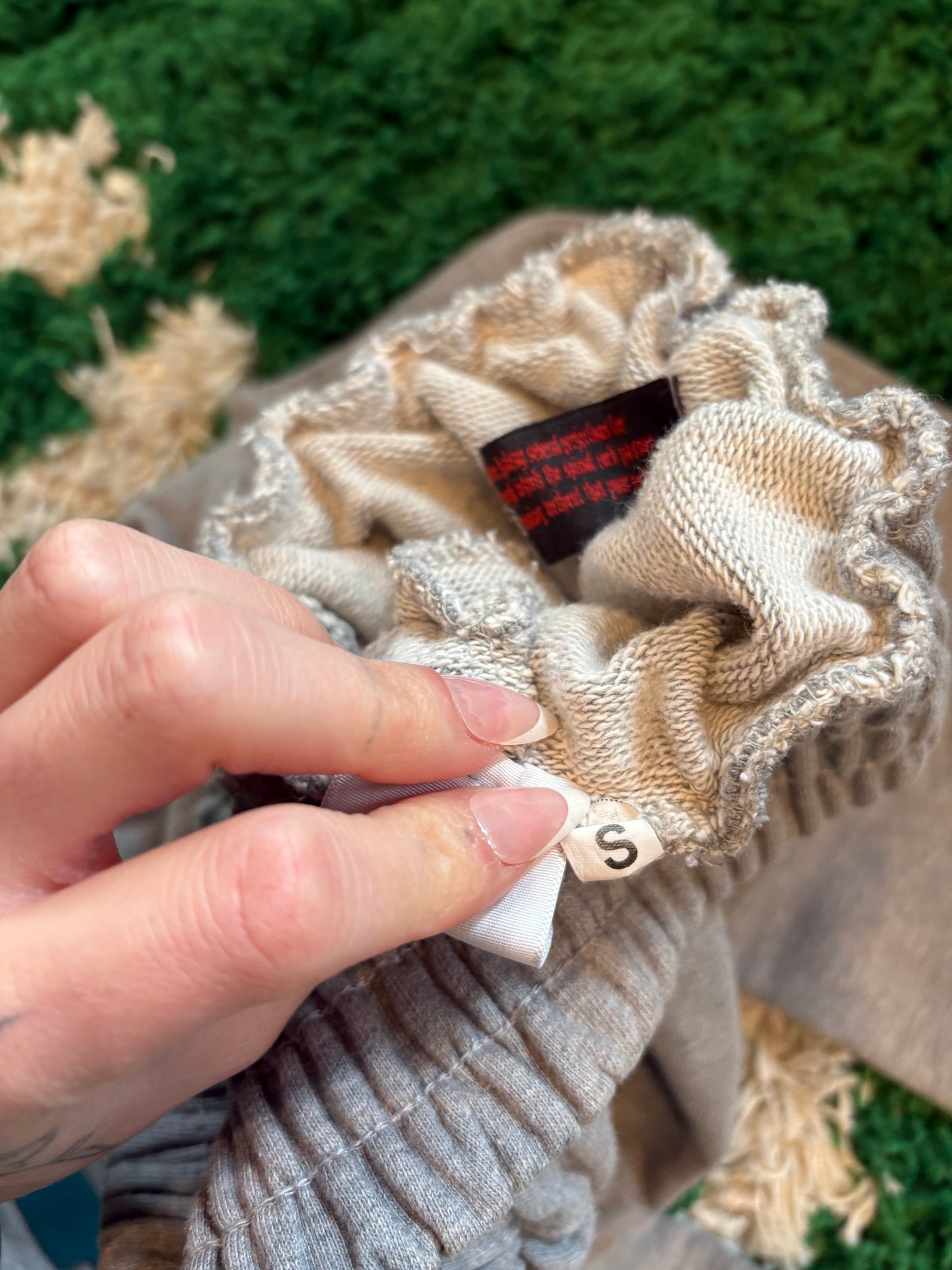 Vertebrae Sweatpants Gray Size Small