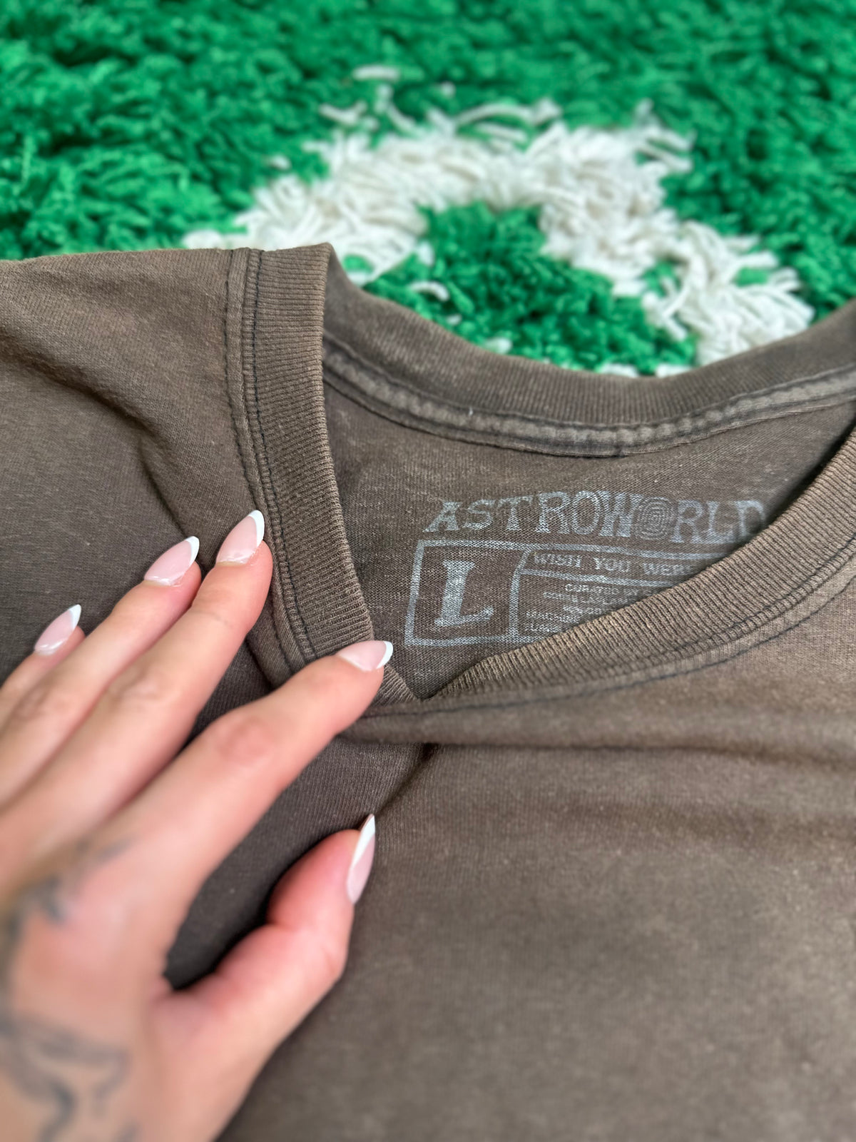 Astroworld Festival Tee Brown Size Large