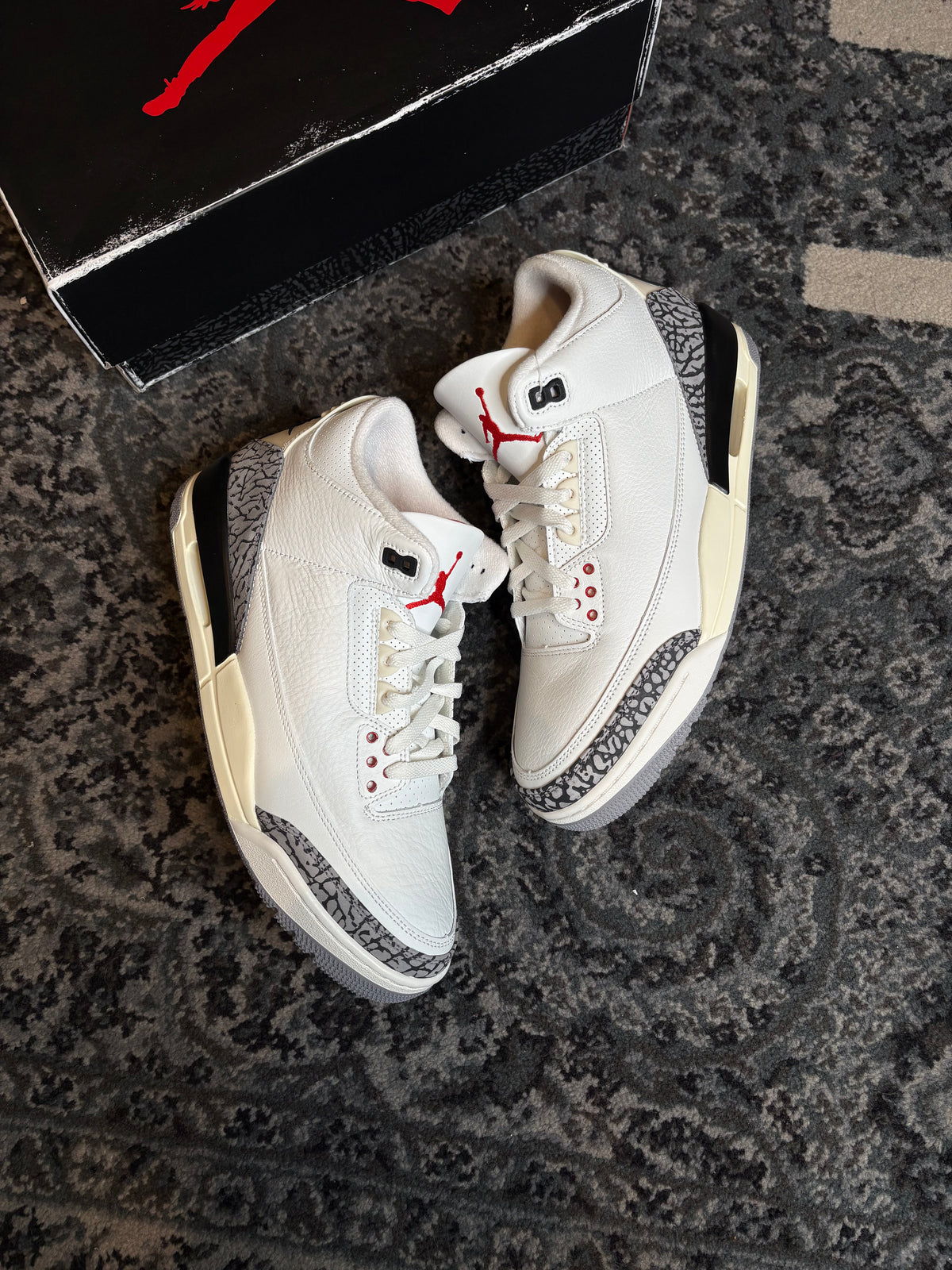 Jordan 3 Retro “White Cement” Ds Og Size 10.5