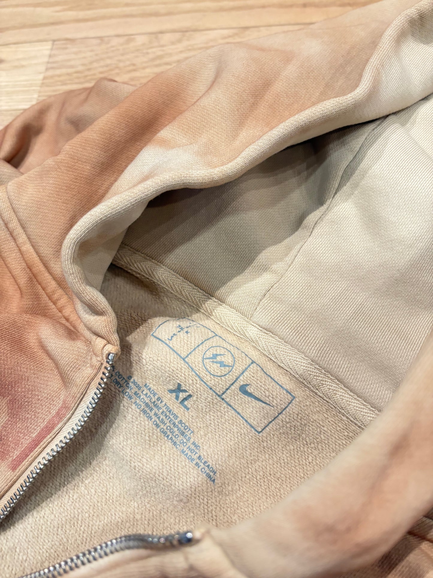 Travis Scott Fragment Nike Zip Hoodie DS Size XL