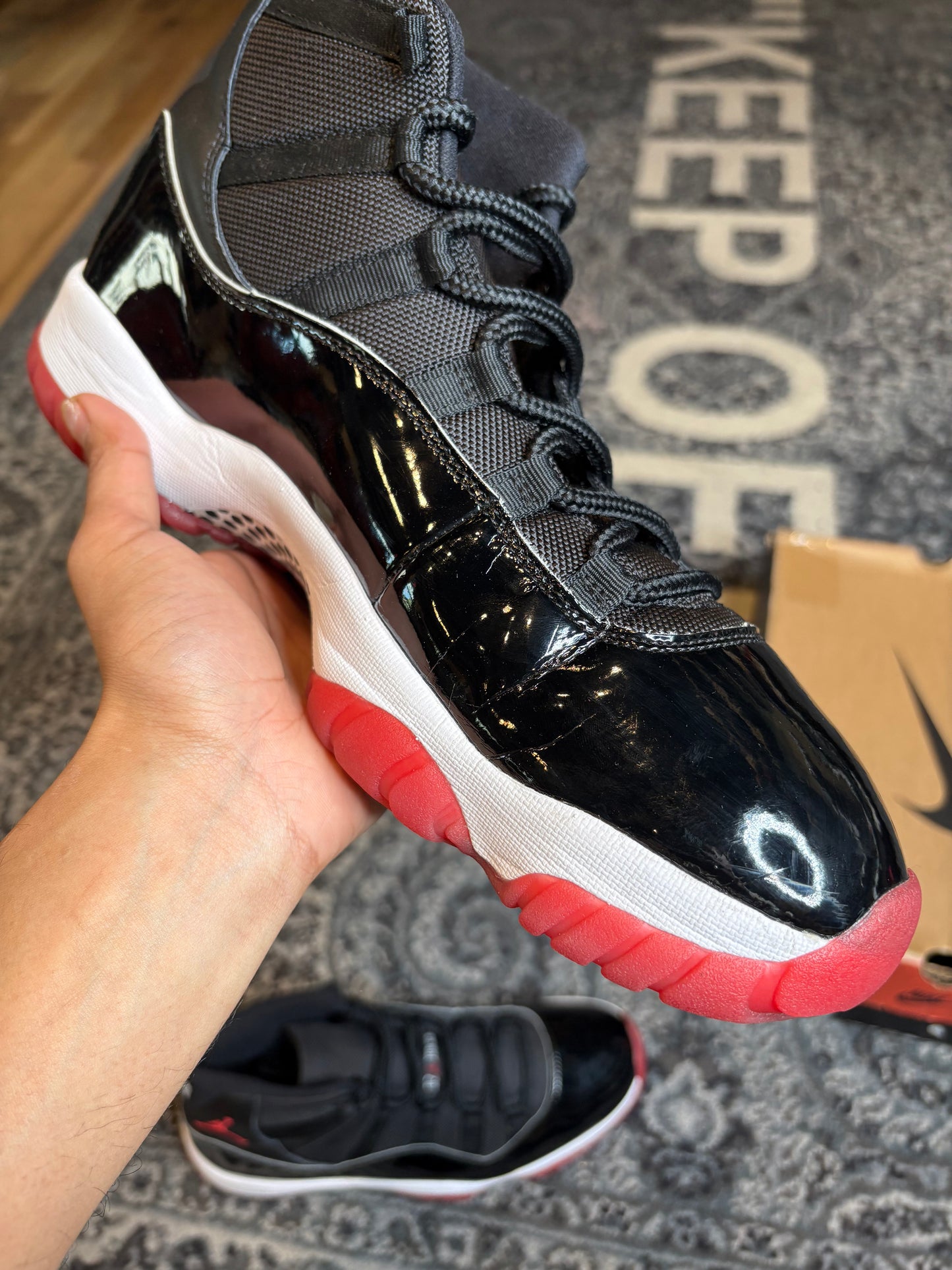 Jordan 11 Retro “Bred” CLEAN RB SIZE 13