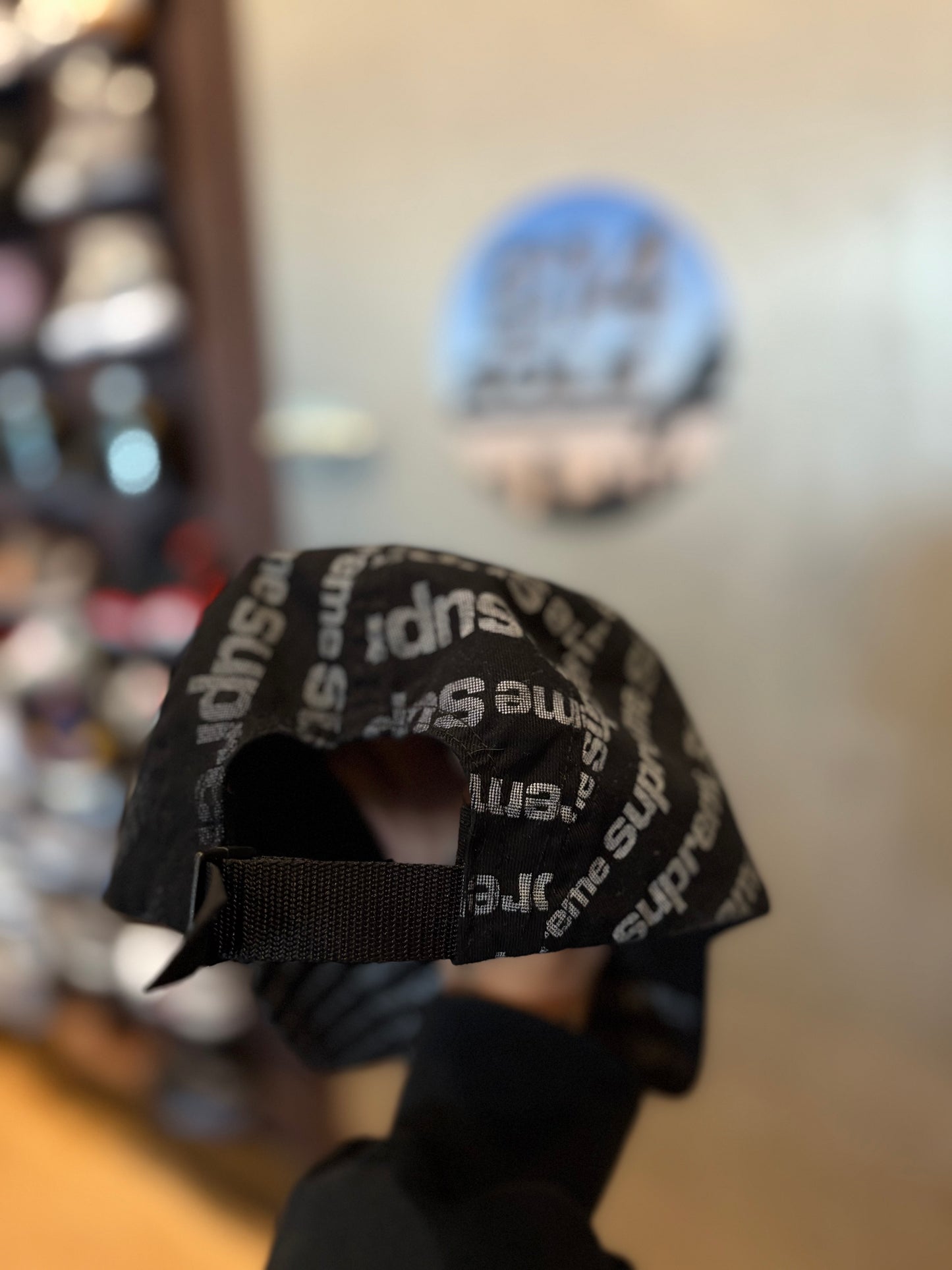 Supreme Multi Logo Hat Black