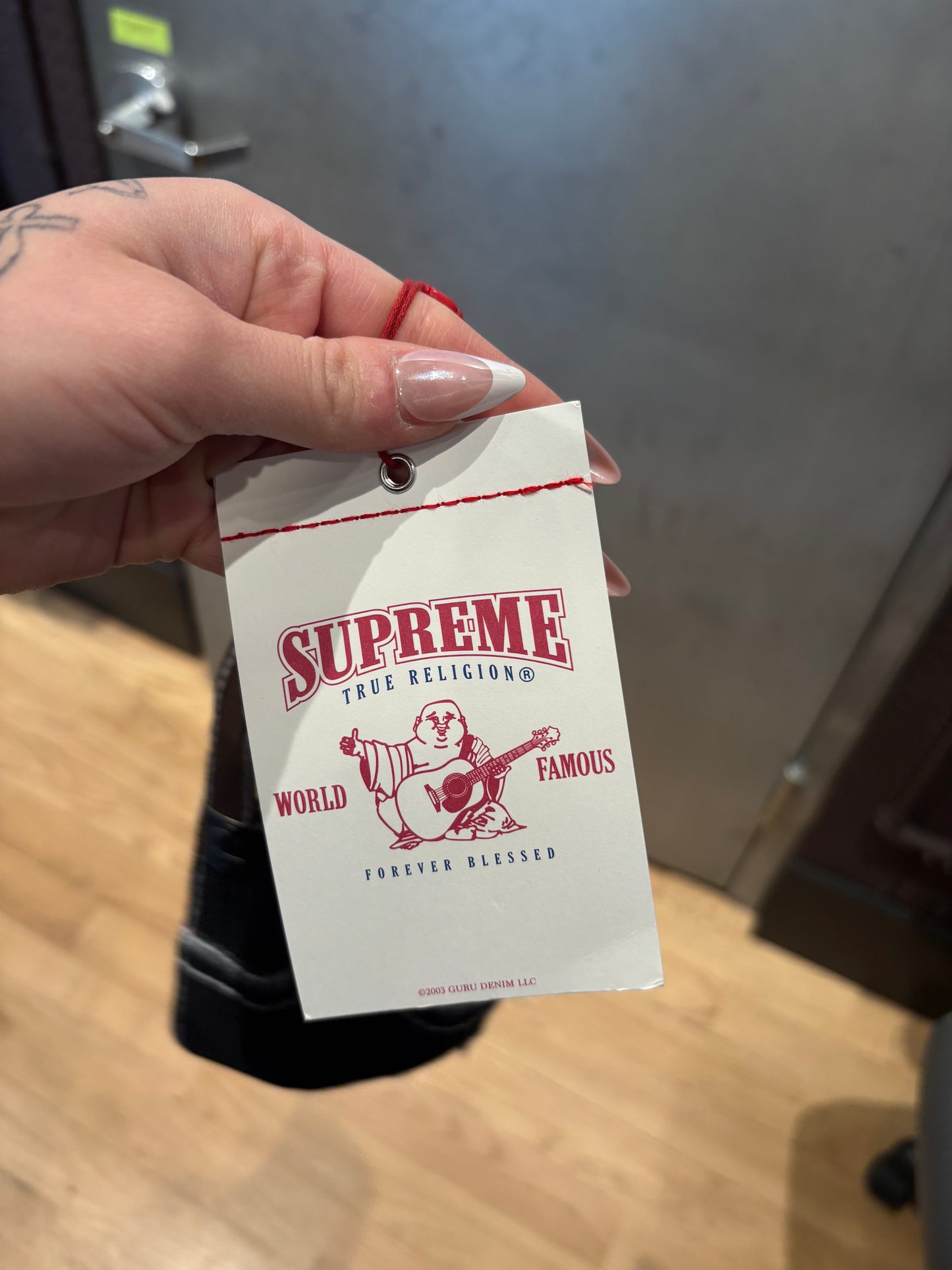 Supreme True Religion Hat Black DS