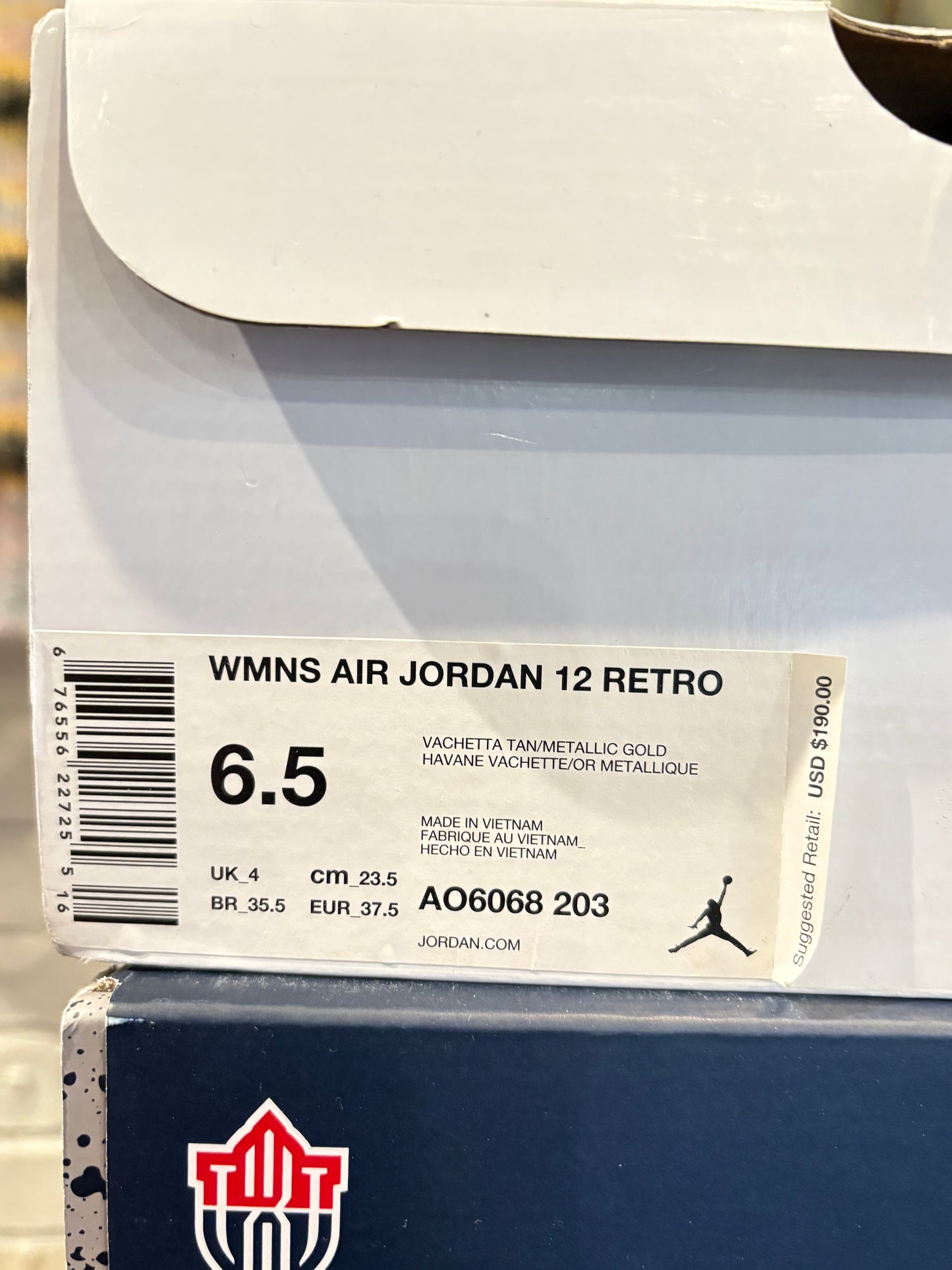 Jordan 12 Retro Vachetta Tan Clean OG Size 5