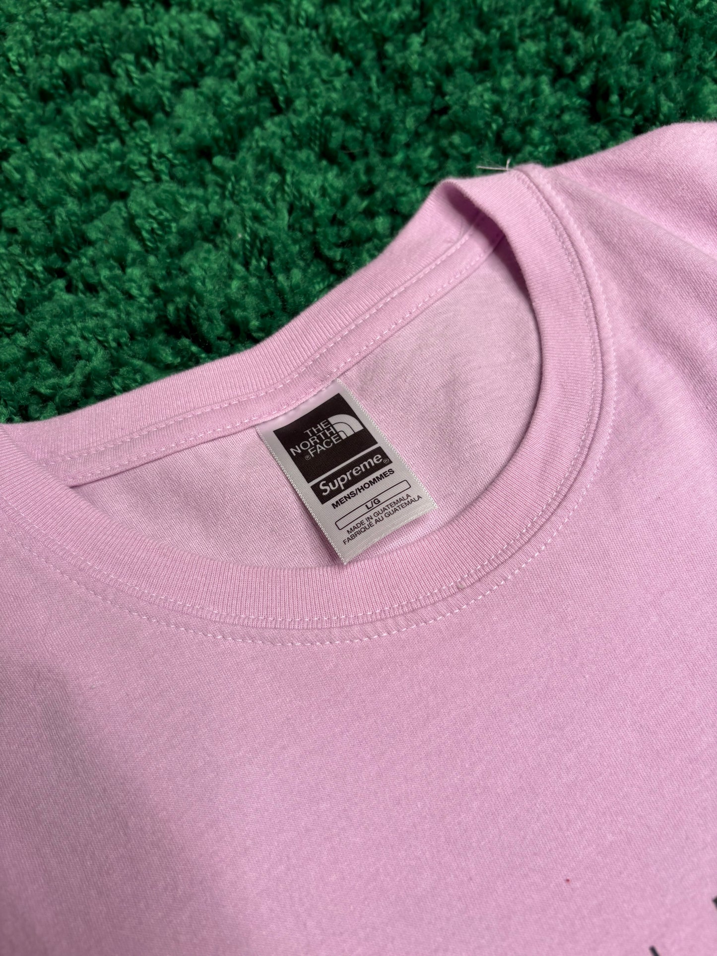Supreme North Face Tee Purple Size Large