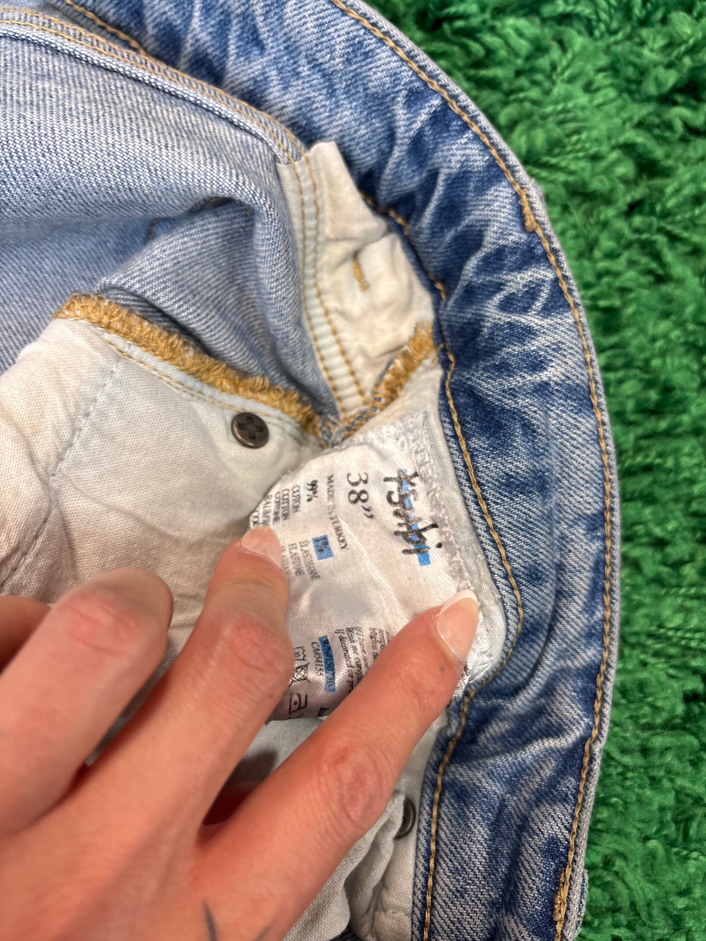 Ksubi Jeans Blue Distressed Size 38