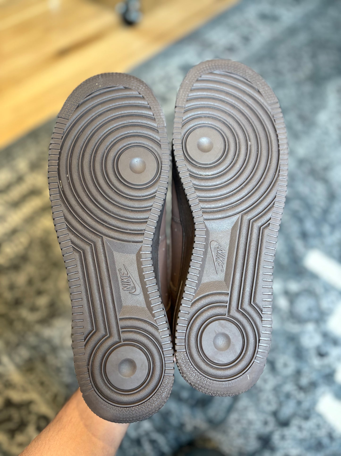 Nike X Supreme Air Force 1 “Brown” PO NB SIZE 12