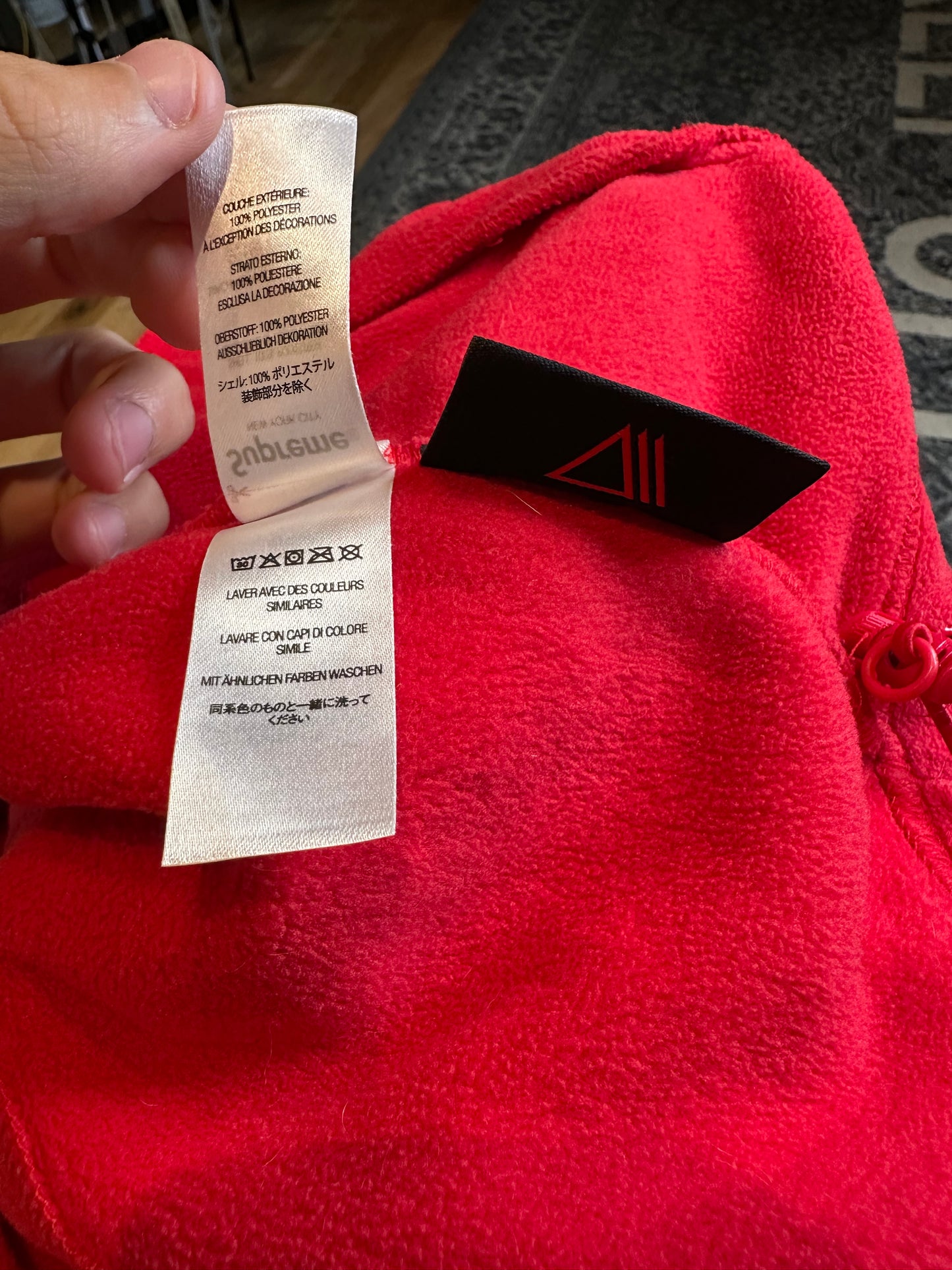 Supreme Polartec Zip Jacket Red Size XL