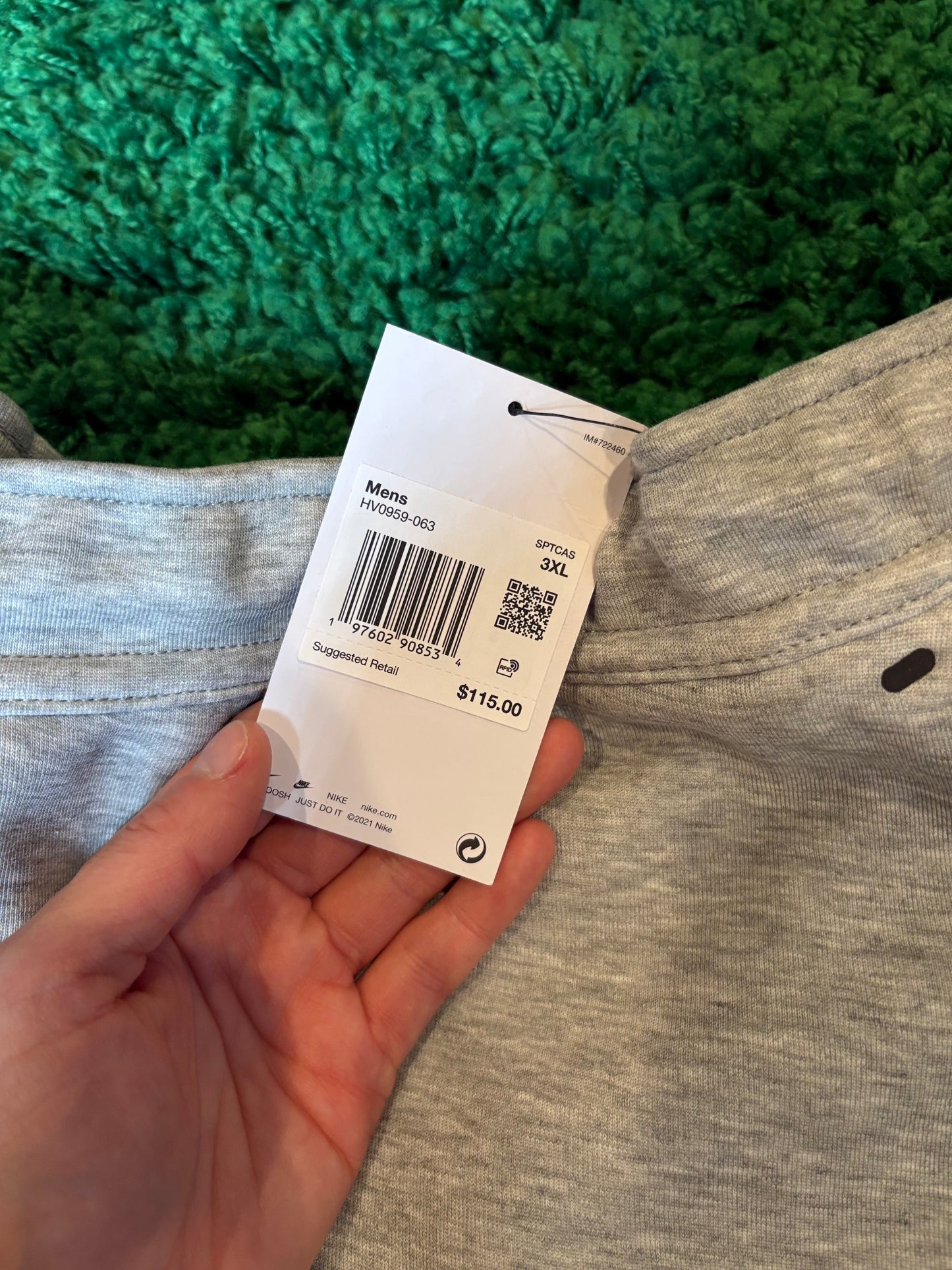 Nike Tech Sweatpants Gray DS Size 3XL