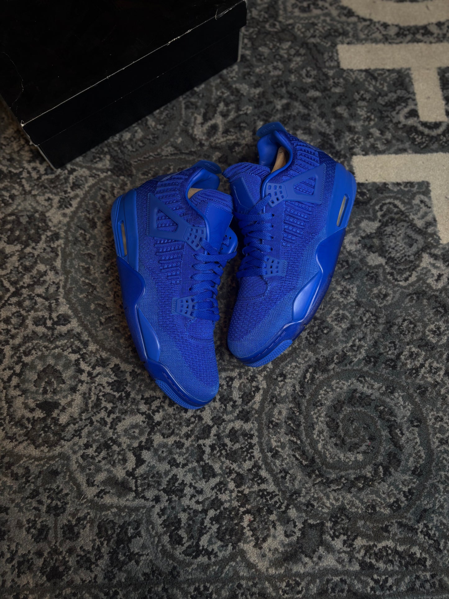 Jordan 4 Retro Flyknit “Royal” Ds Og Size 10.5