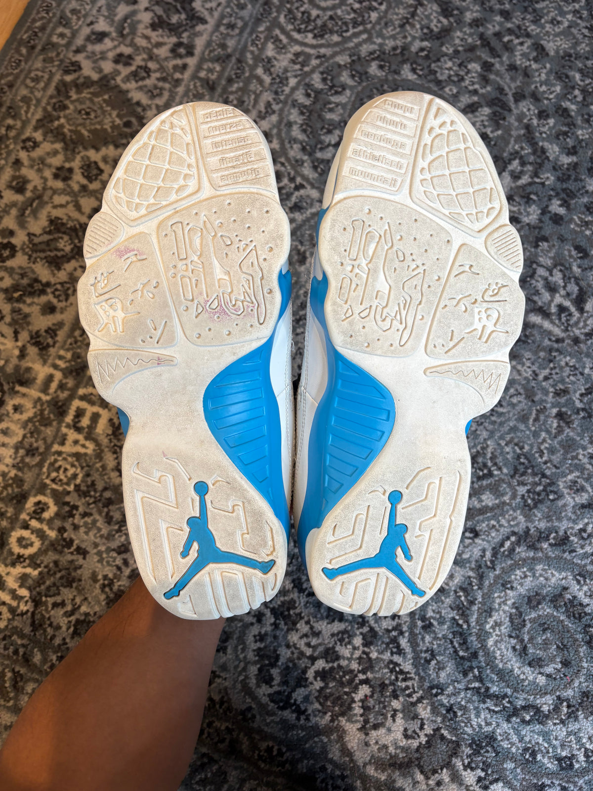 Jordan 9 Retro “Powder Blue” Clean Nb Size 10