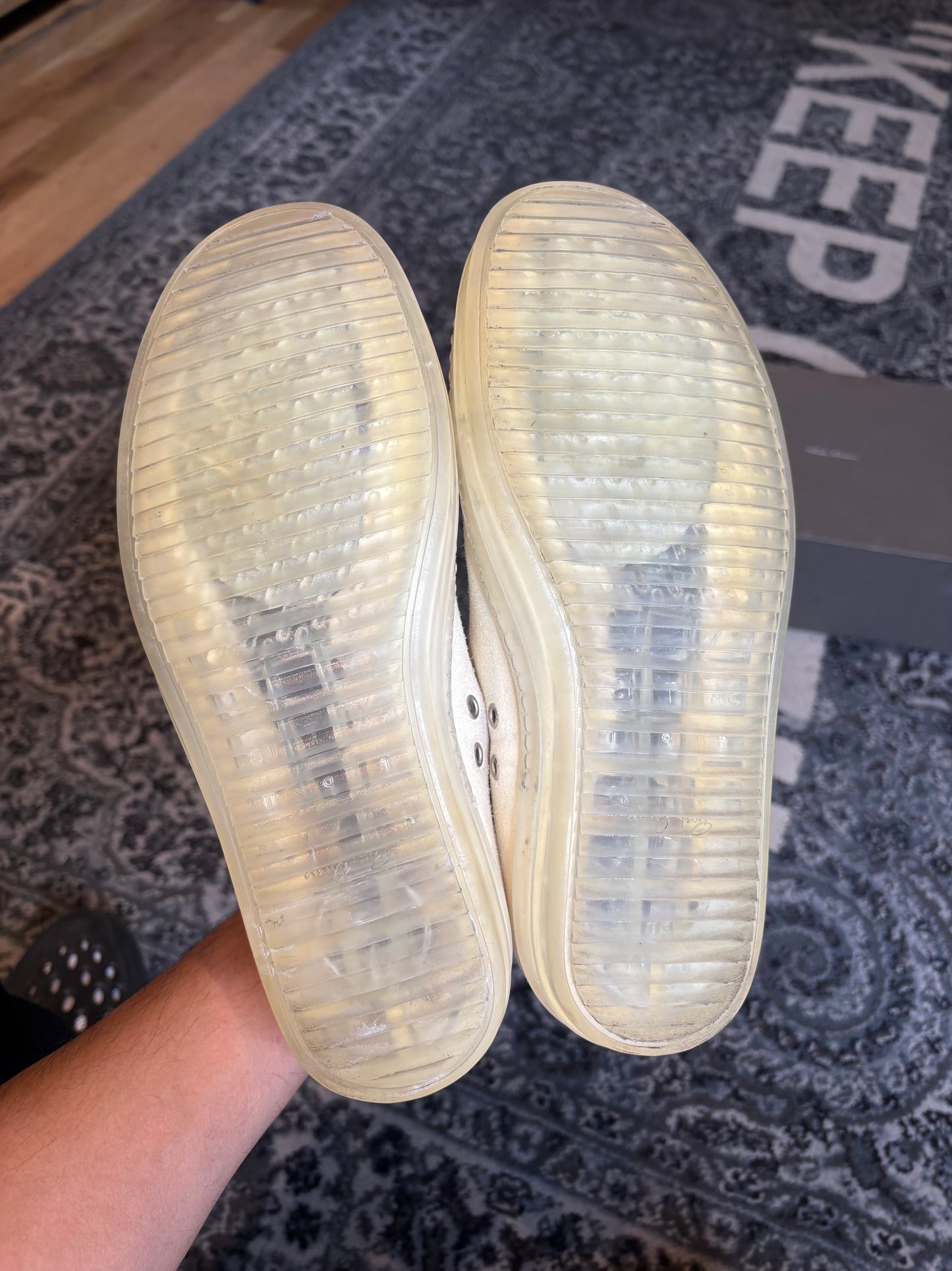 Rick Owens DRKSHDW SS19 Babel Ramones Sneakers Low Top PO OG SIZE 9.5 US / 42.5 EU