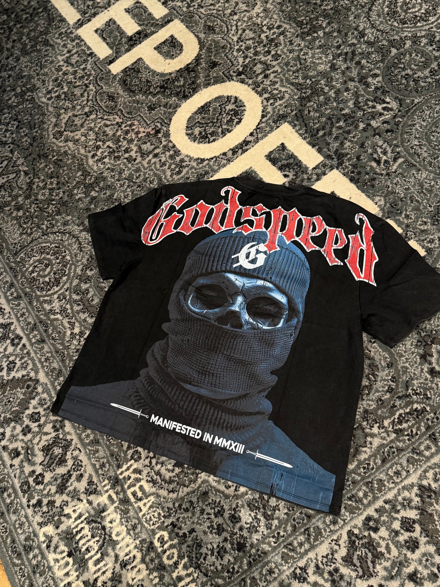 Godspeed Mask Black Tee DS