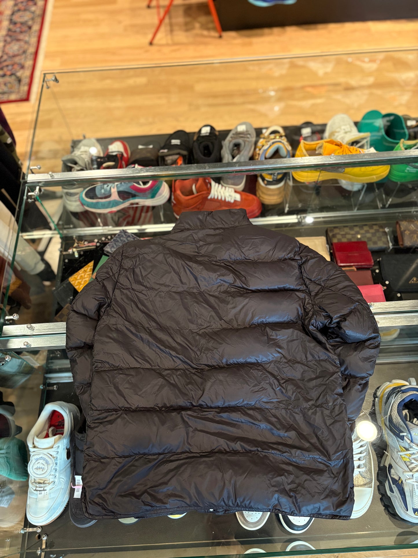 Moncler Black Down Puffer Size Small