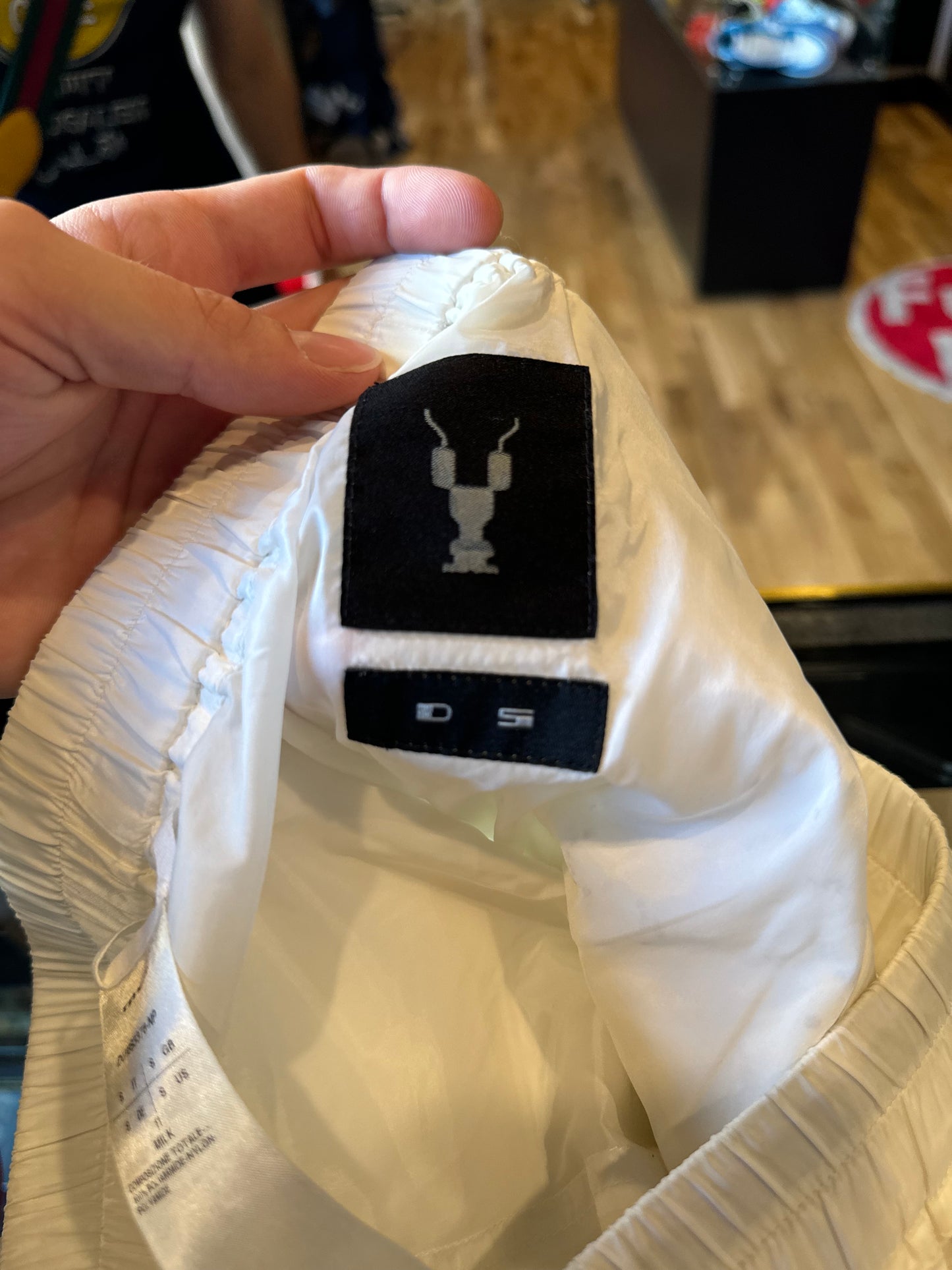 Rick Owen’s Creatch Cargo Pants ‘Milk’