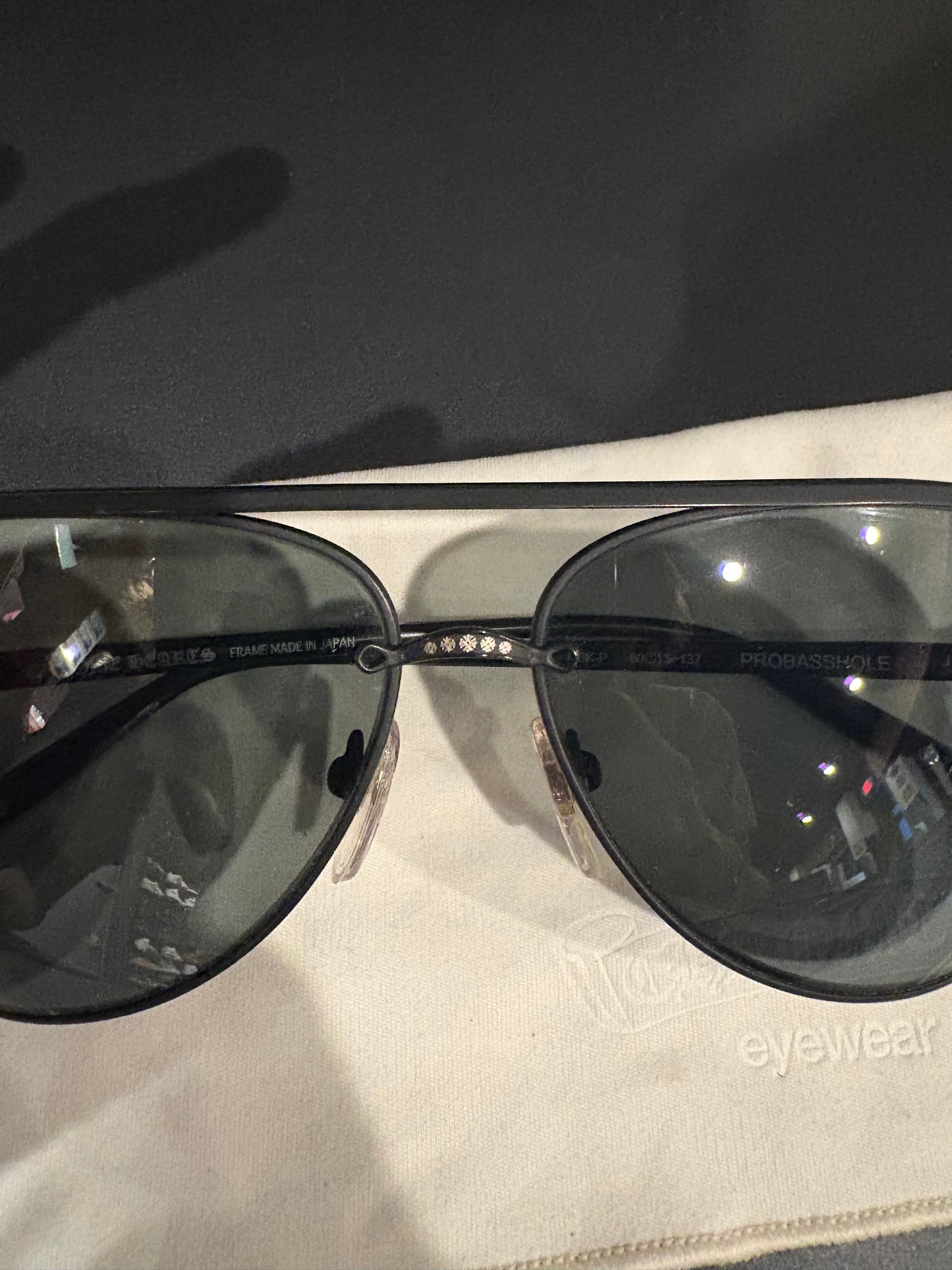 Chrome Hearts Black Sunglasses