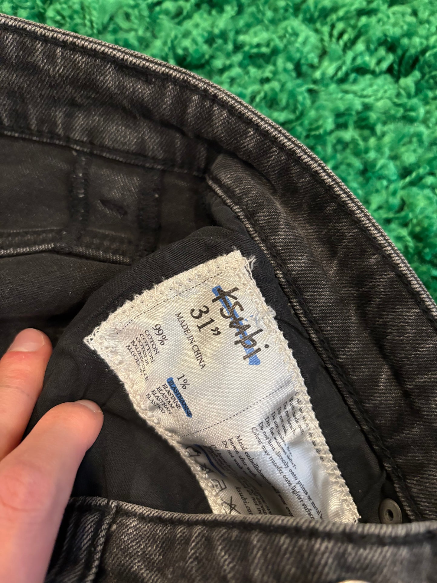 Ksubi Jeans Black Crosses Size 31