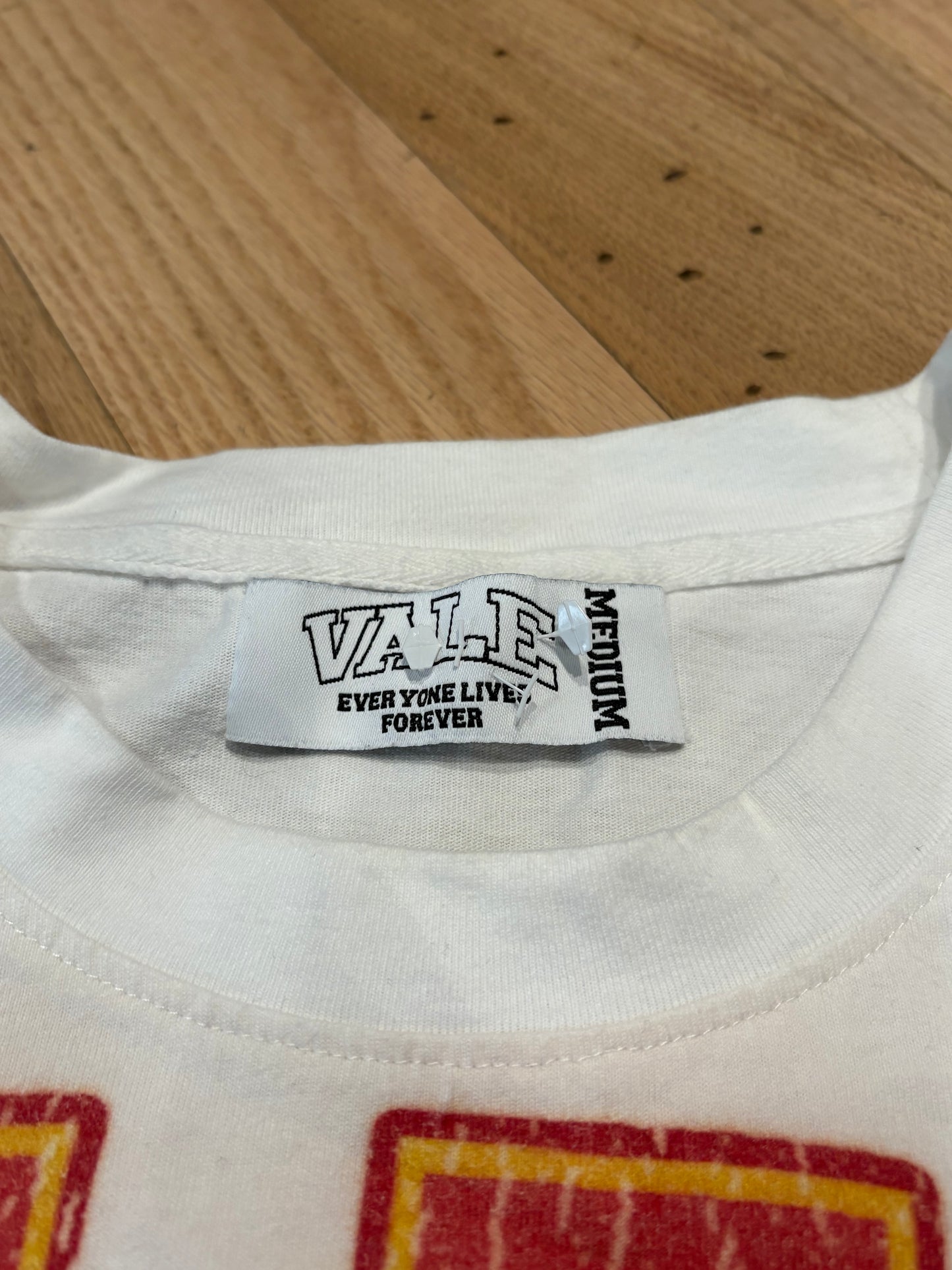 Vale Bulldog Tee White Size Medium
