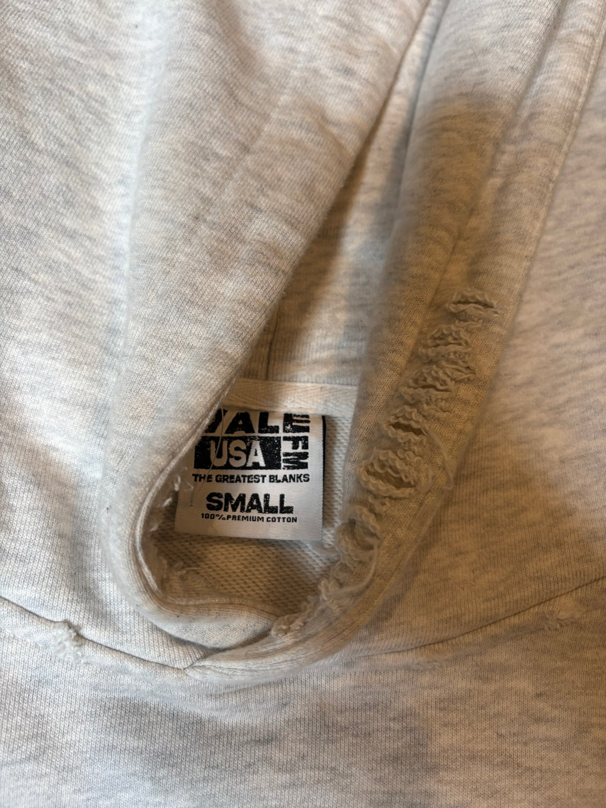Vale Chain Hoodie Gray Size Small
