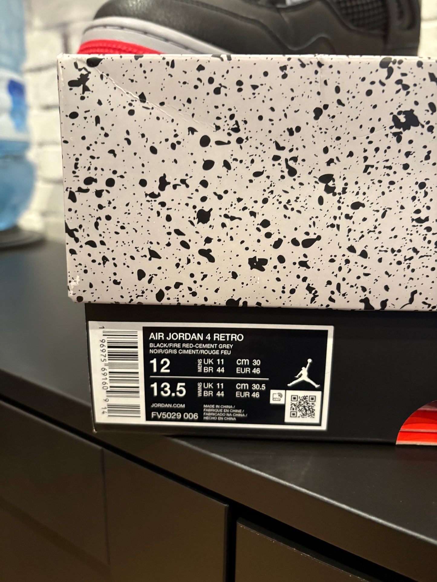 Jordan 4 Retro Bred Reimagined DS OG Size 12