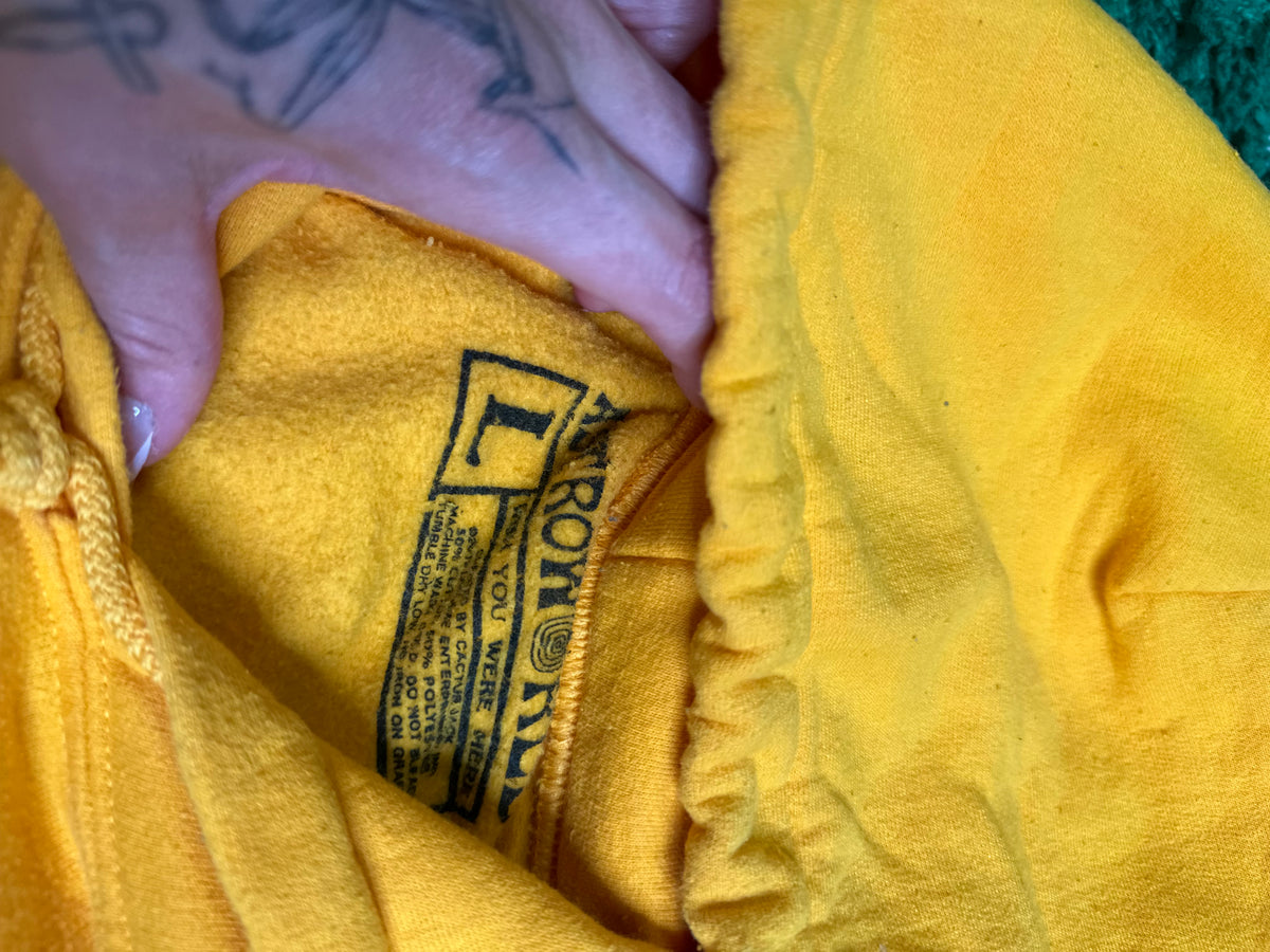 Astroworld Hoodie Yellow Size Large