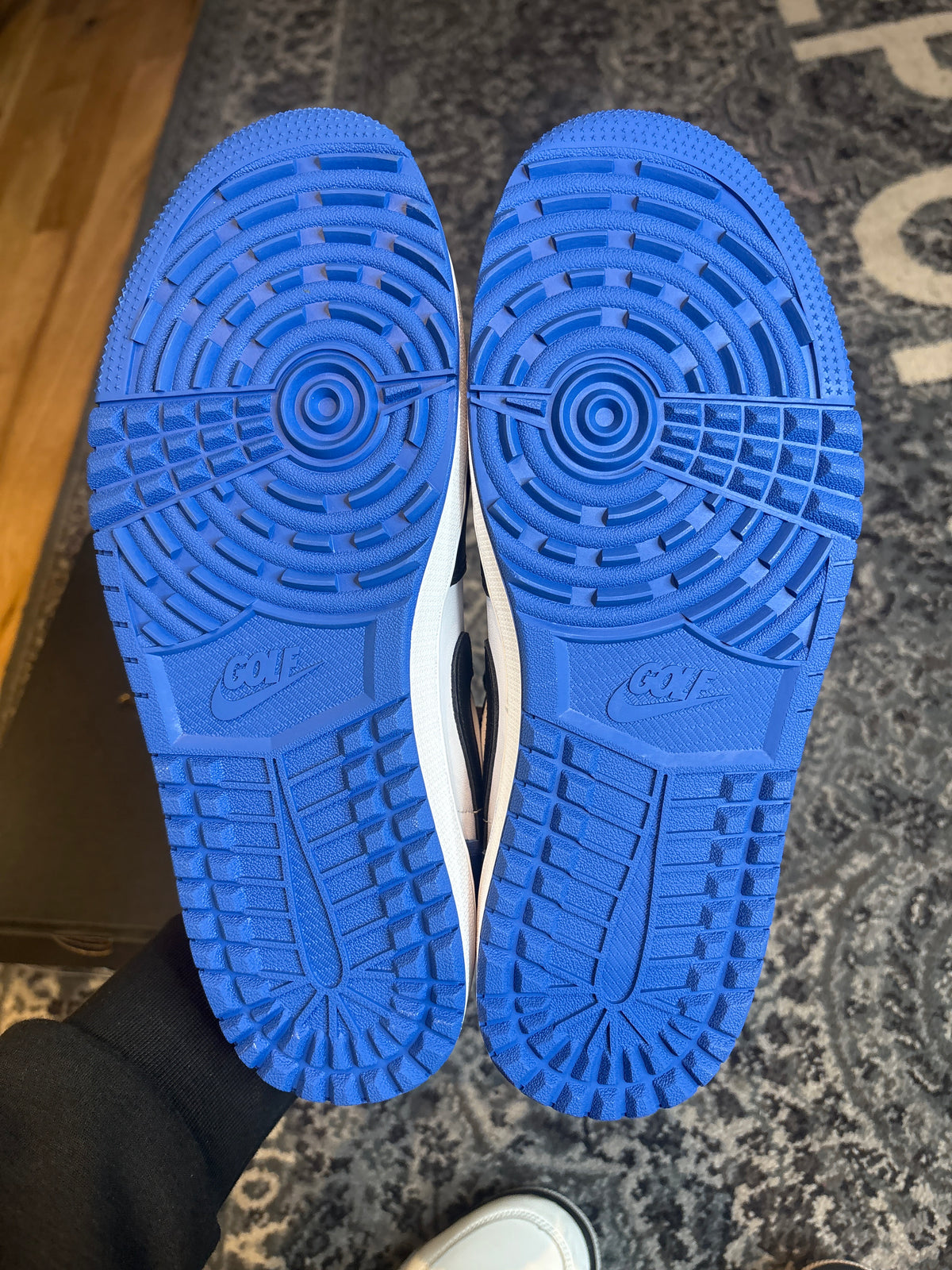 Jordan 1 Low Retro Golf “Royal Toe” Ds Og Size 11