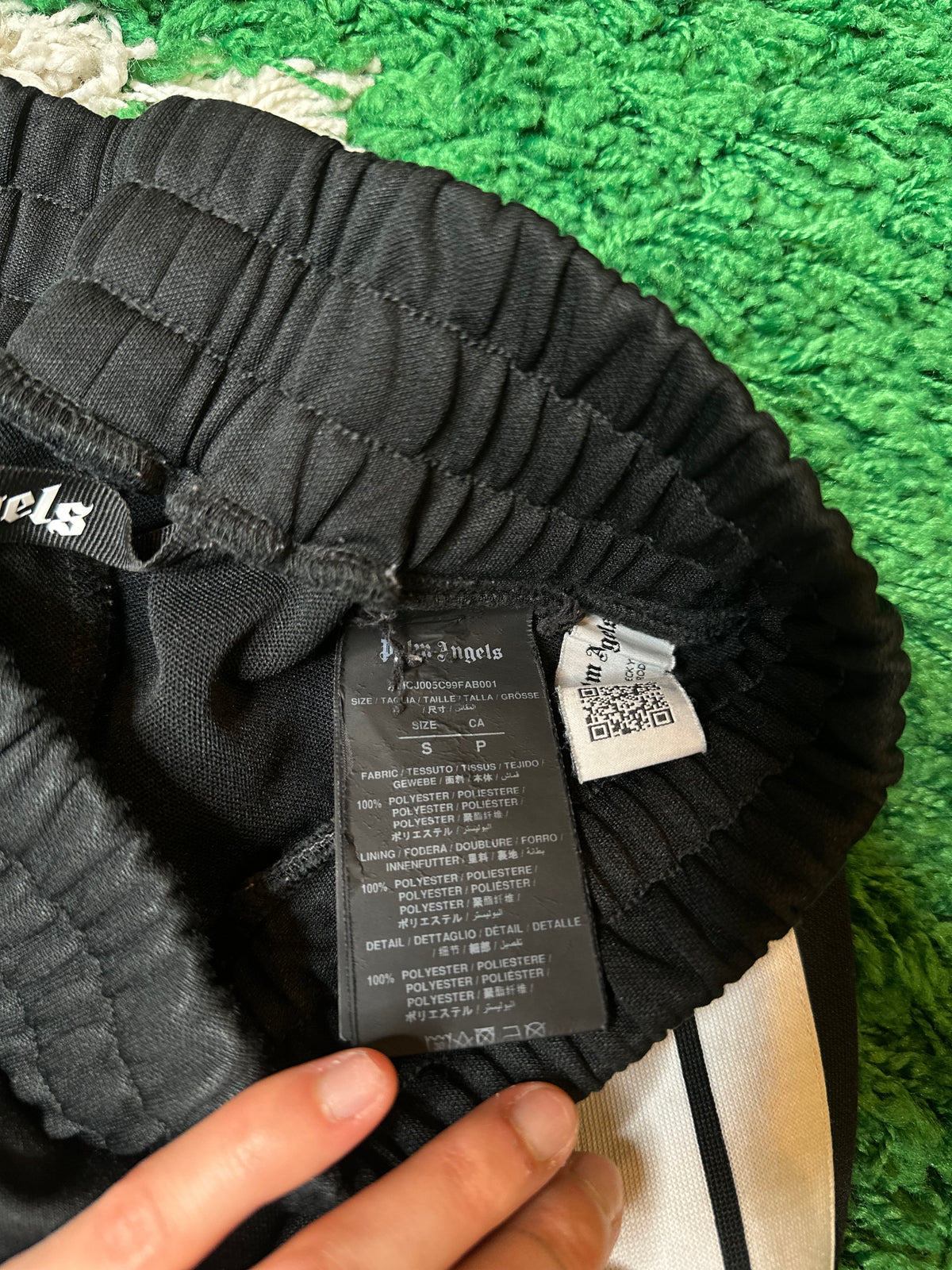 Palm Angels Track Pants Black Size Small