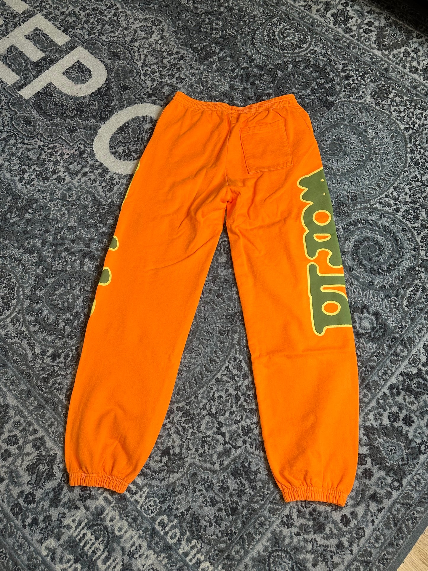 Sp5der Sweatpants Orange DS Size L