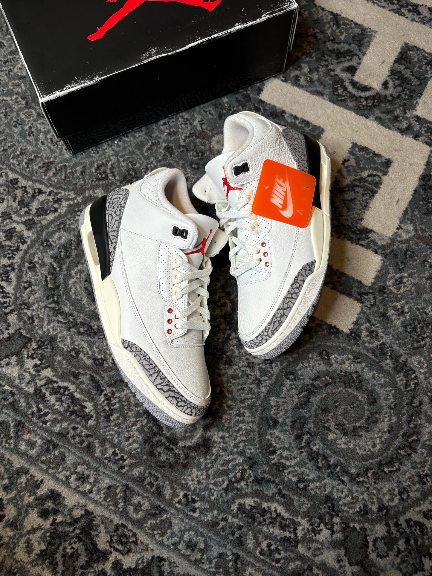 Jordan 3 Retro “White Cement” Ds Og Size 10