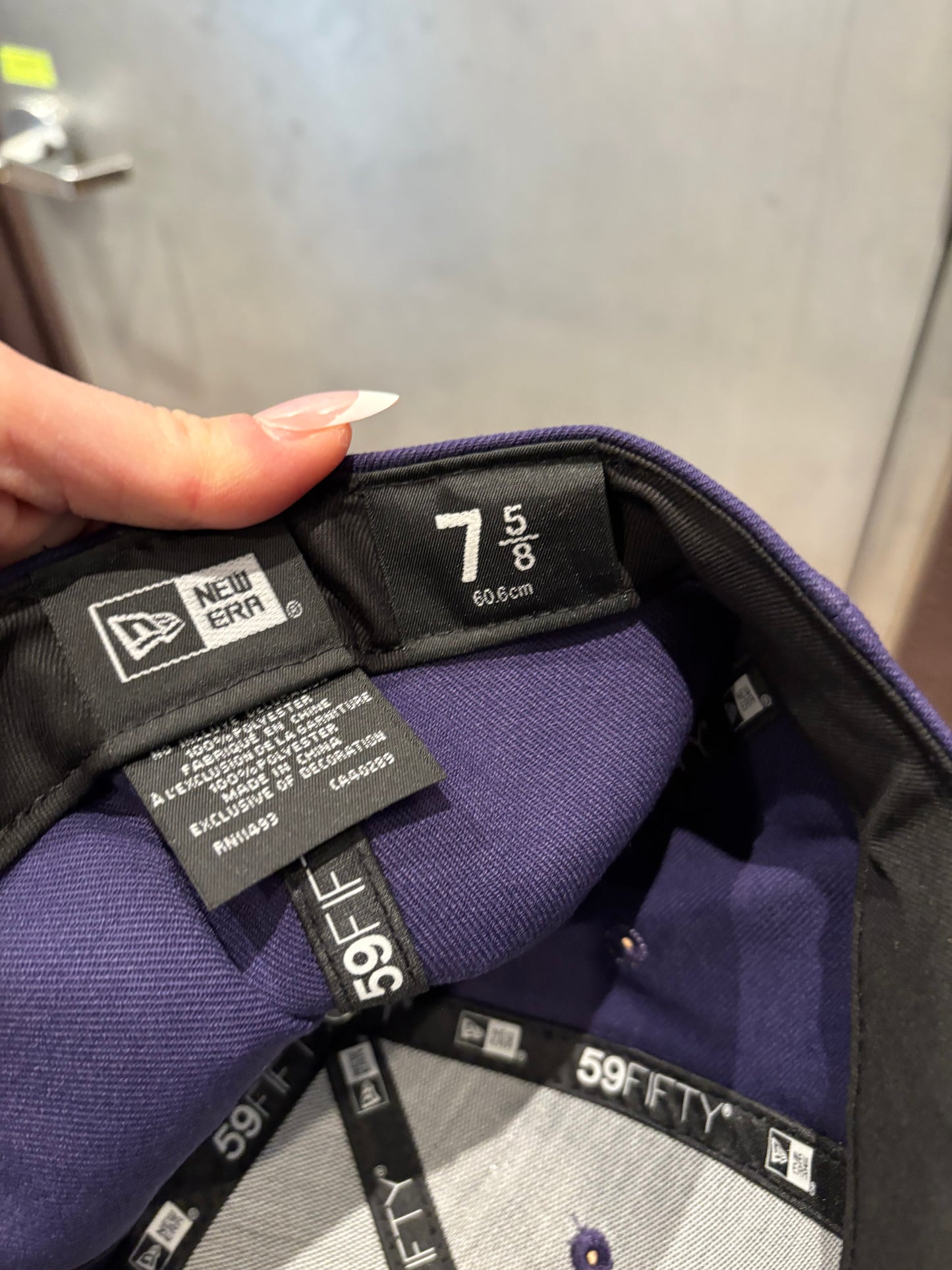 Denim Tears Purple Fitted Hat 7&5/8