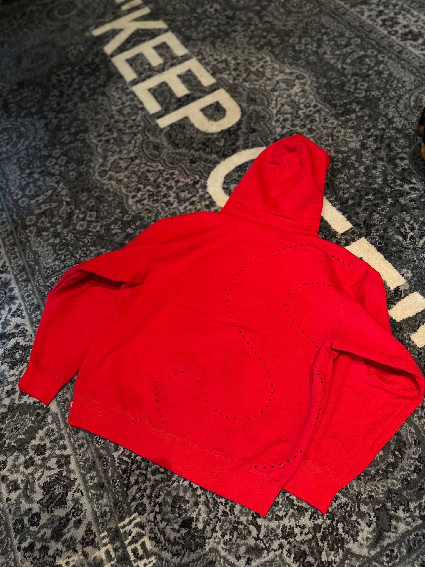 Supreme Laser Cut S Logo Hoodie DS Size Medium
