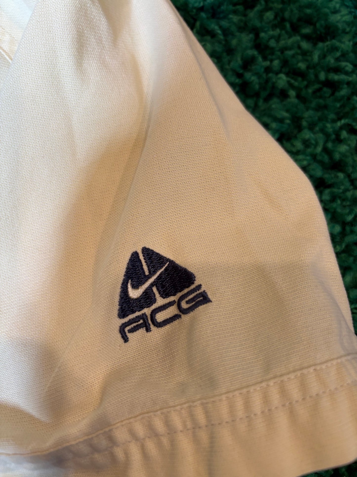 Nike ACG Polo Yellow Size Medium