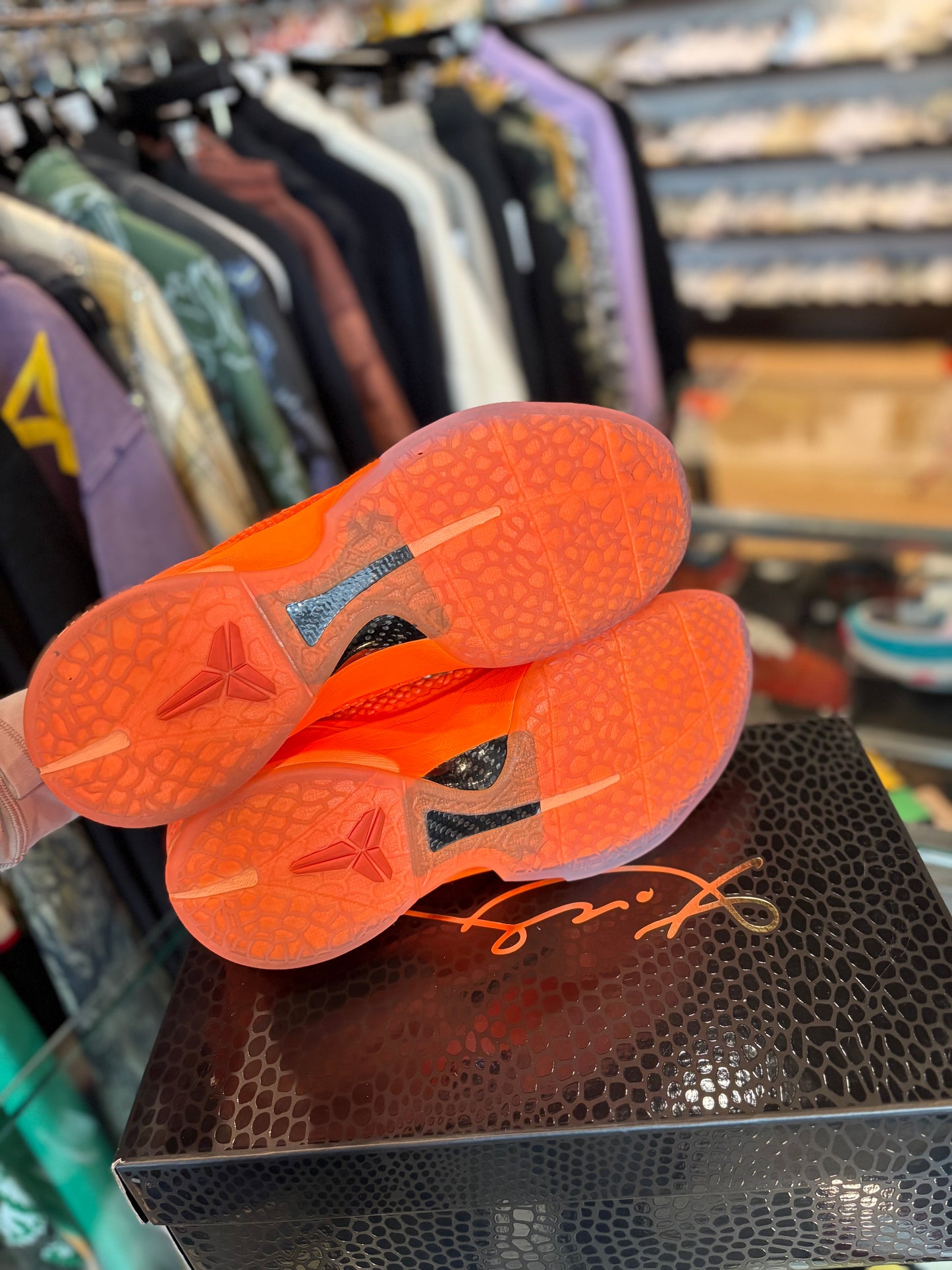 Kobe 6 Protro Total Orange VNDS Size 12.5