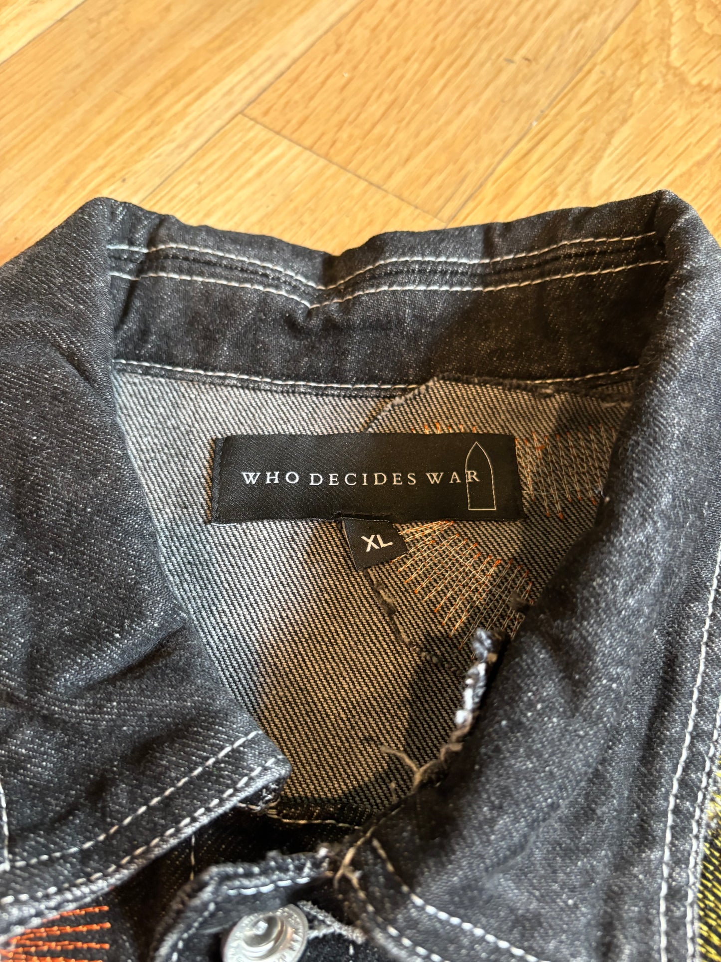 Who Decides War Denim Jacket Size XL