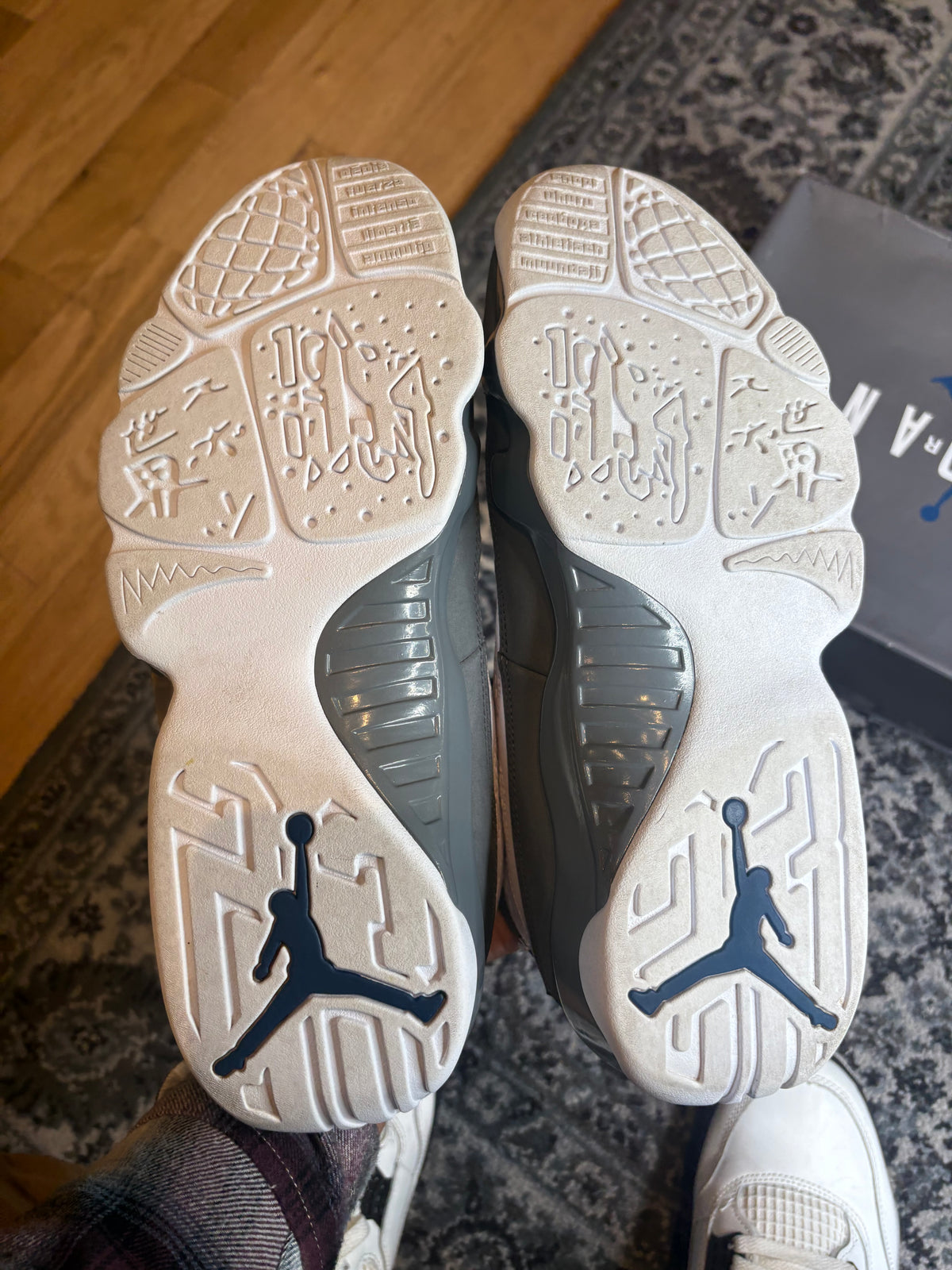 Jordan 9 Retro “Flint Grey French Blue” Clean Og Size 10.5