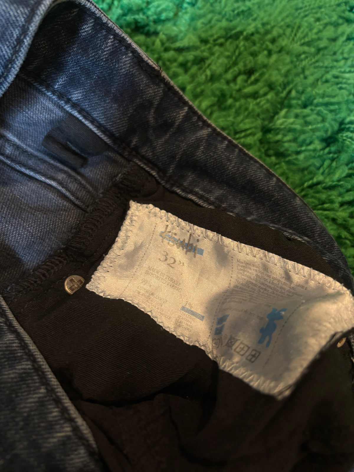 Purple Jeans Black Size 32