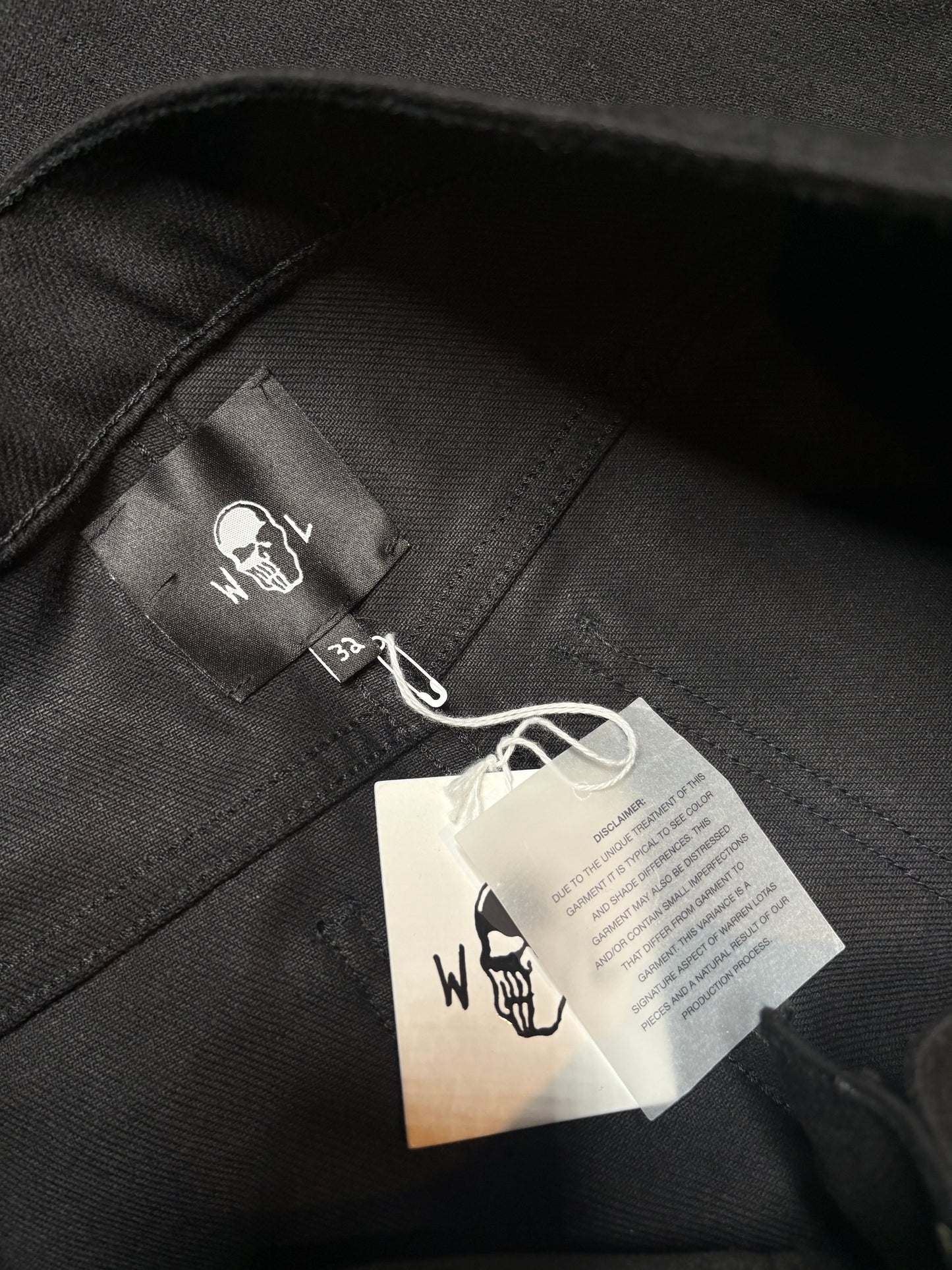 Warren Lotas Carpenter Jeans Black DS Size 32