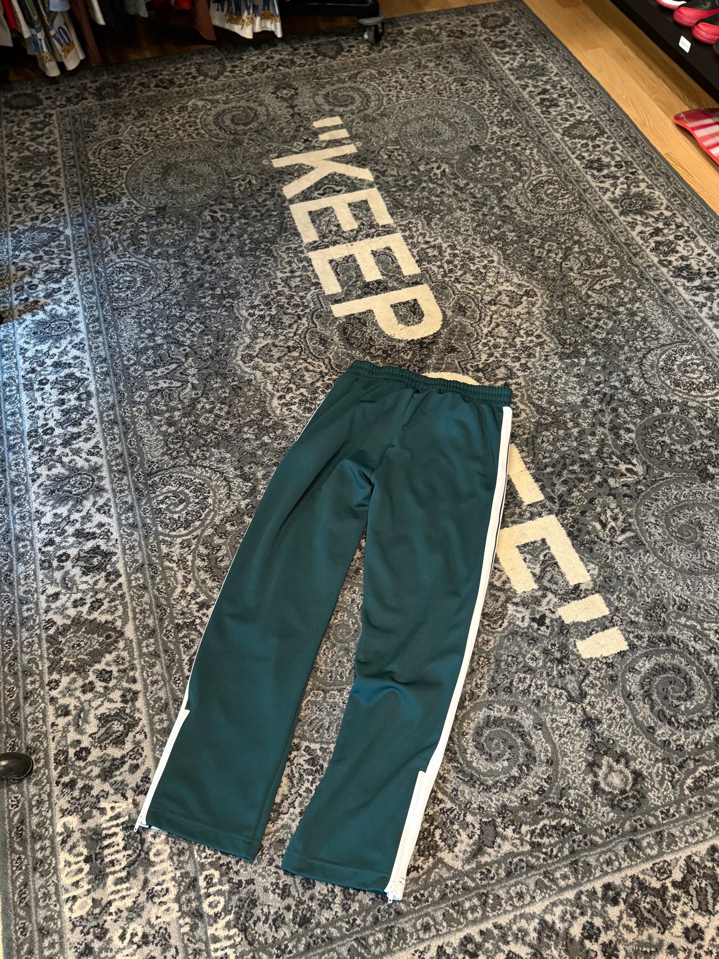 Palm Angels Track Pants Green Size XL