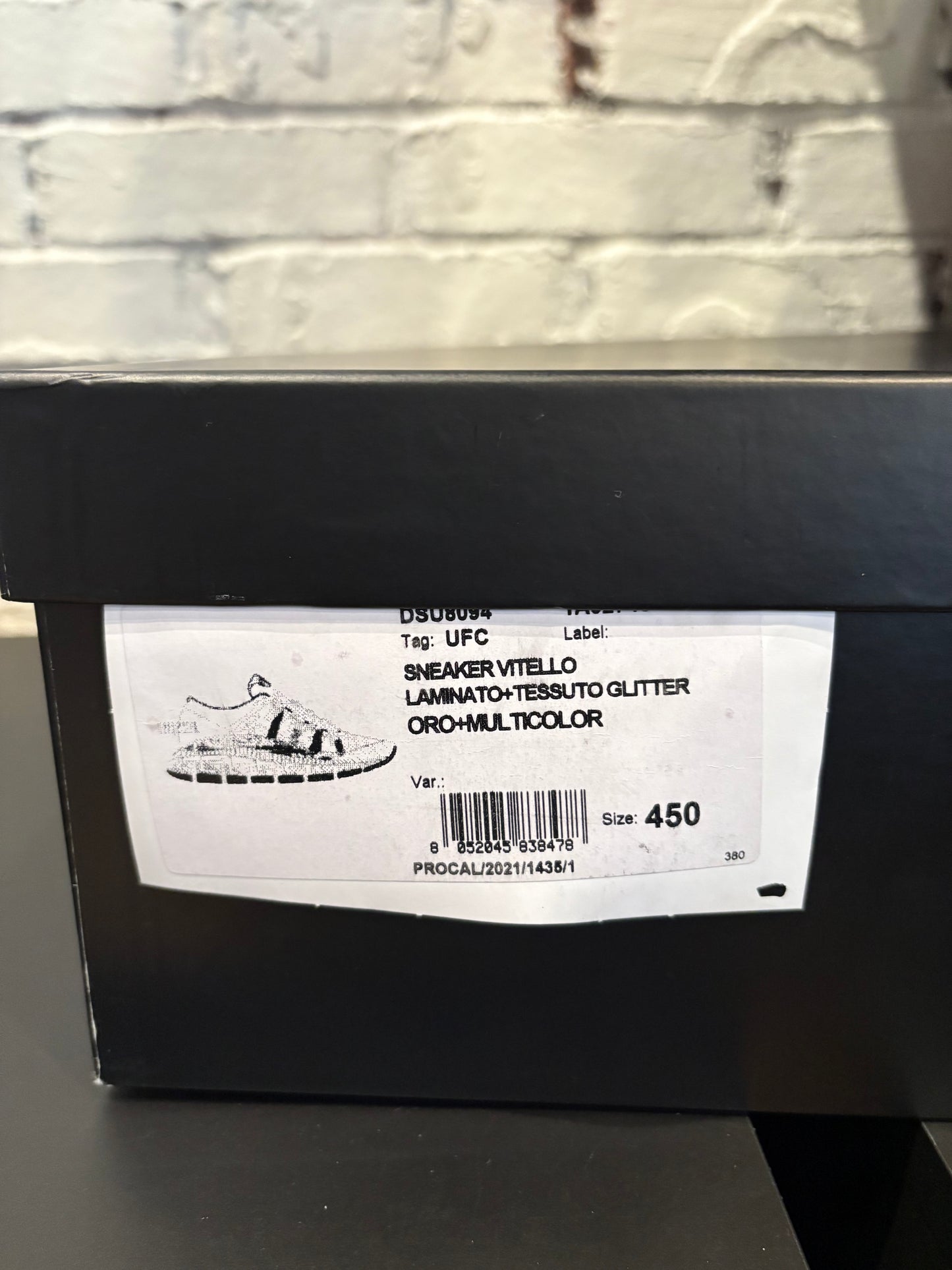 Versace Trigreca Sneakers Gold Clean OG Size 45