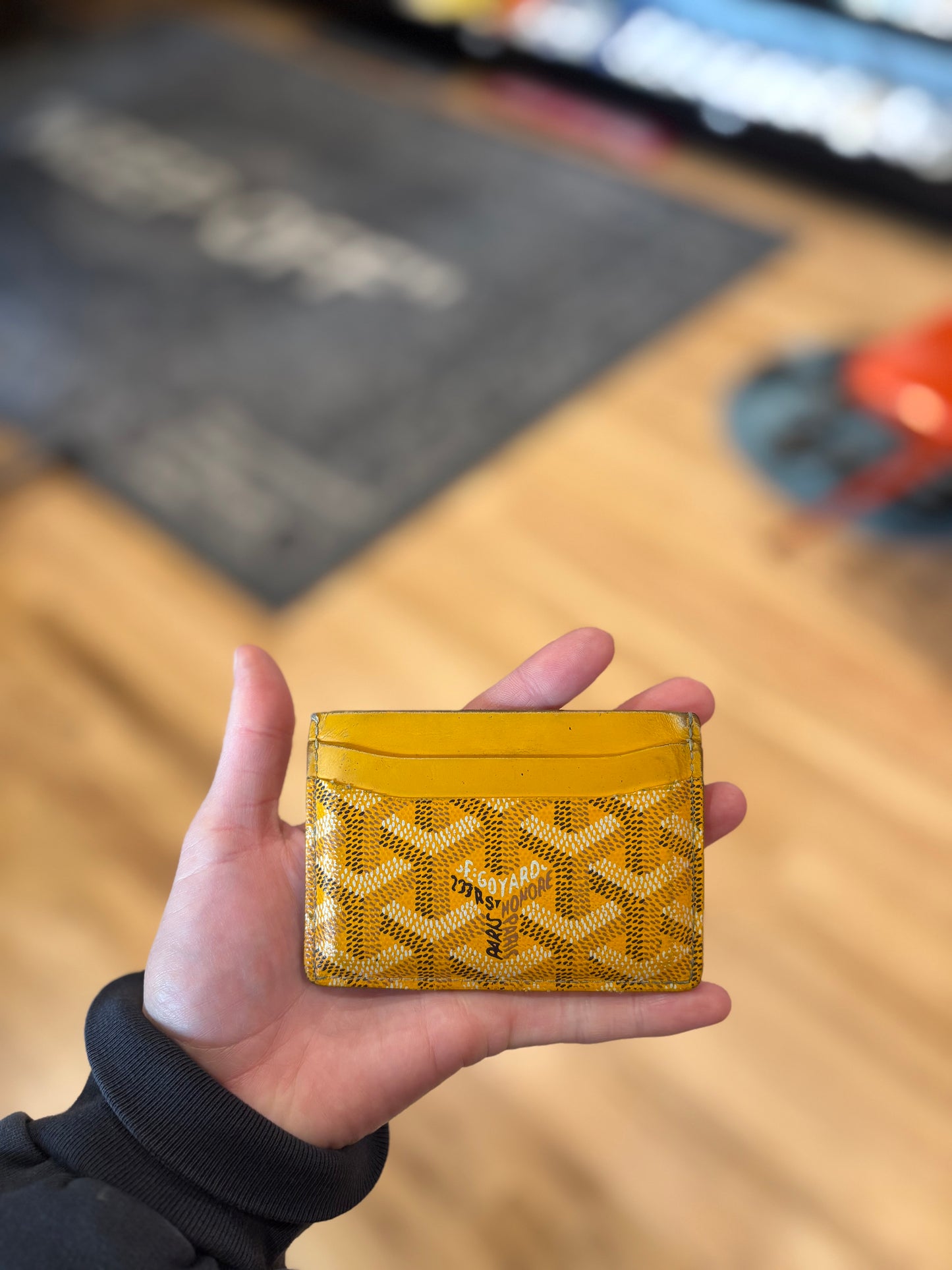 Goyard Yellow Cardholder
