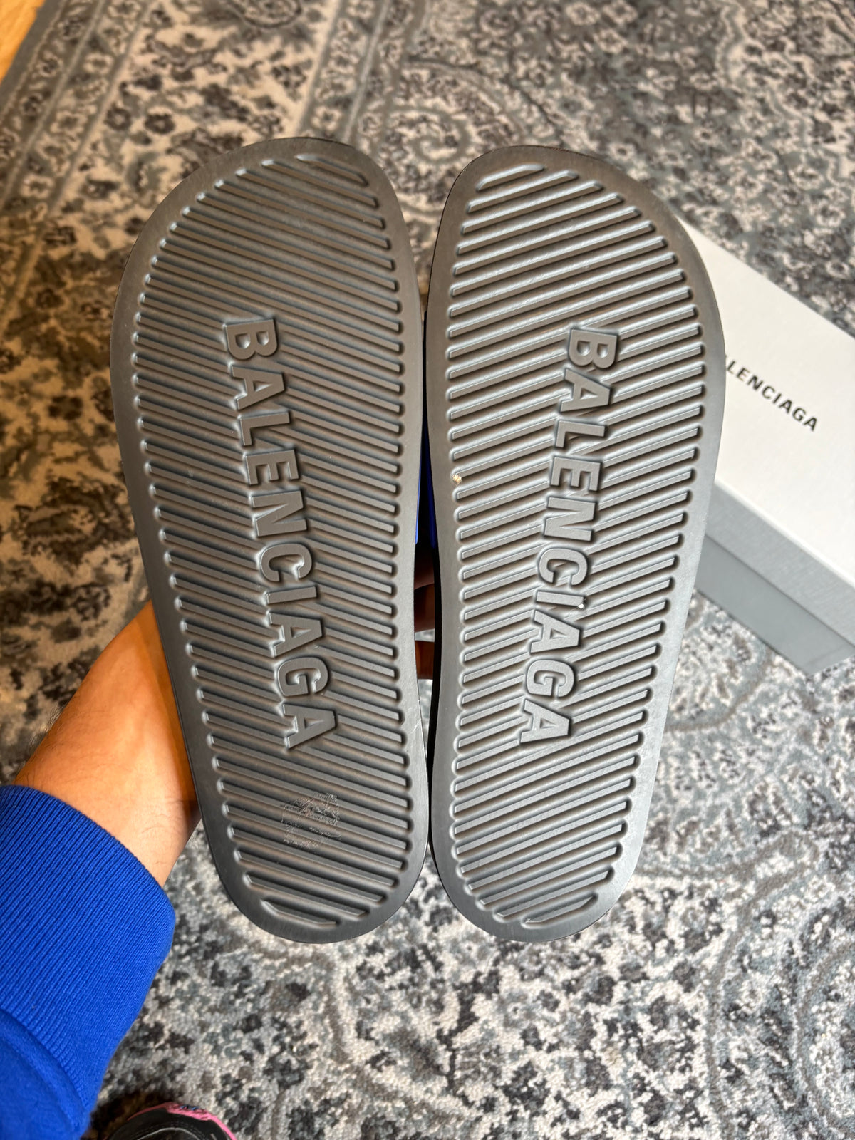 Balenciaga Slides “Blue” Vnds Og Size 11(44 EU)