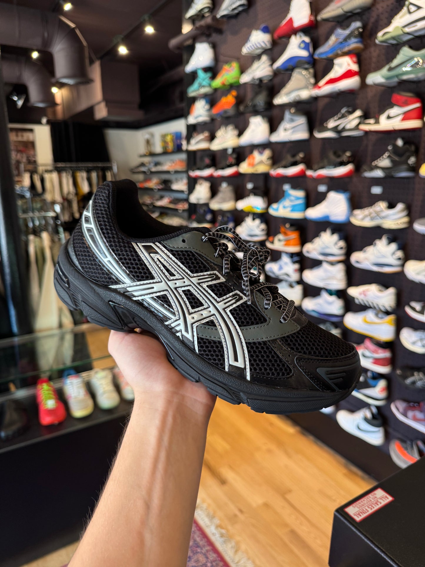ASICS Gel 1130 Black / Glacier Grey (sizes 9 & 9.5)