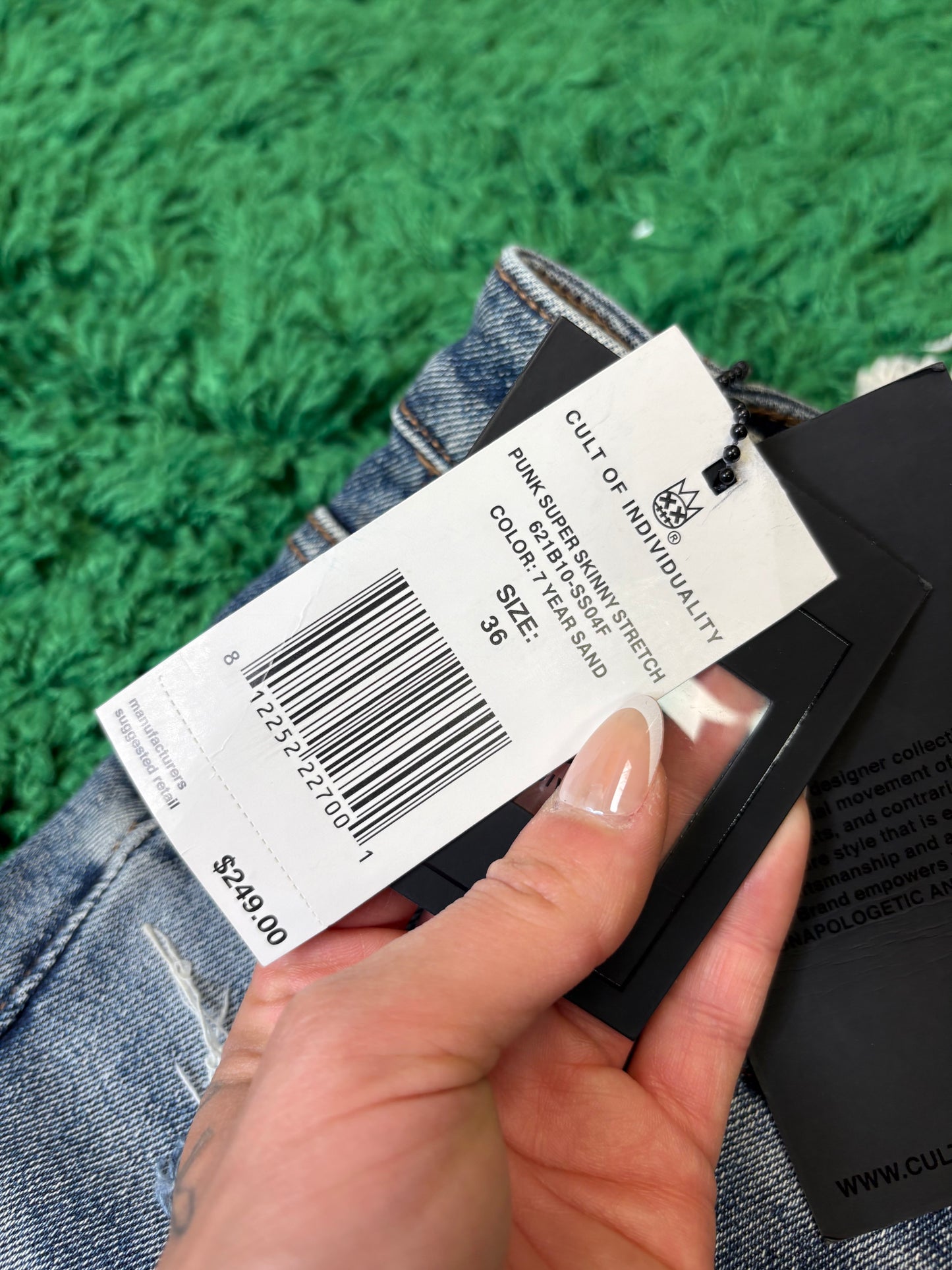 Cult Jeans Patchwork DS Size 36
