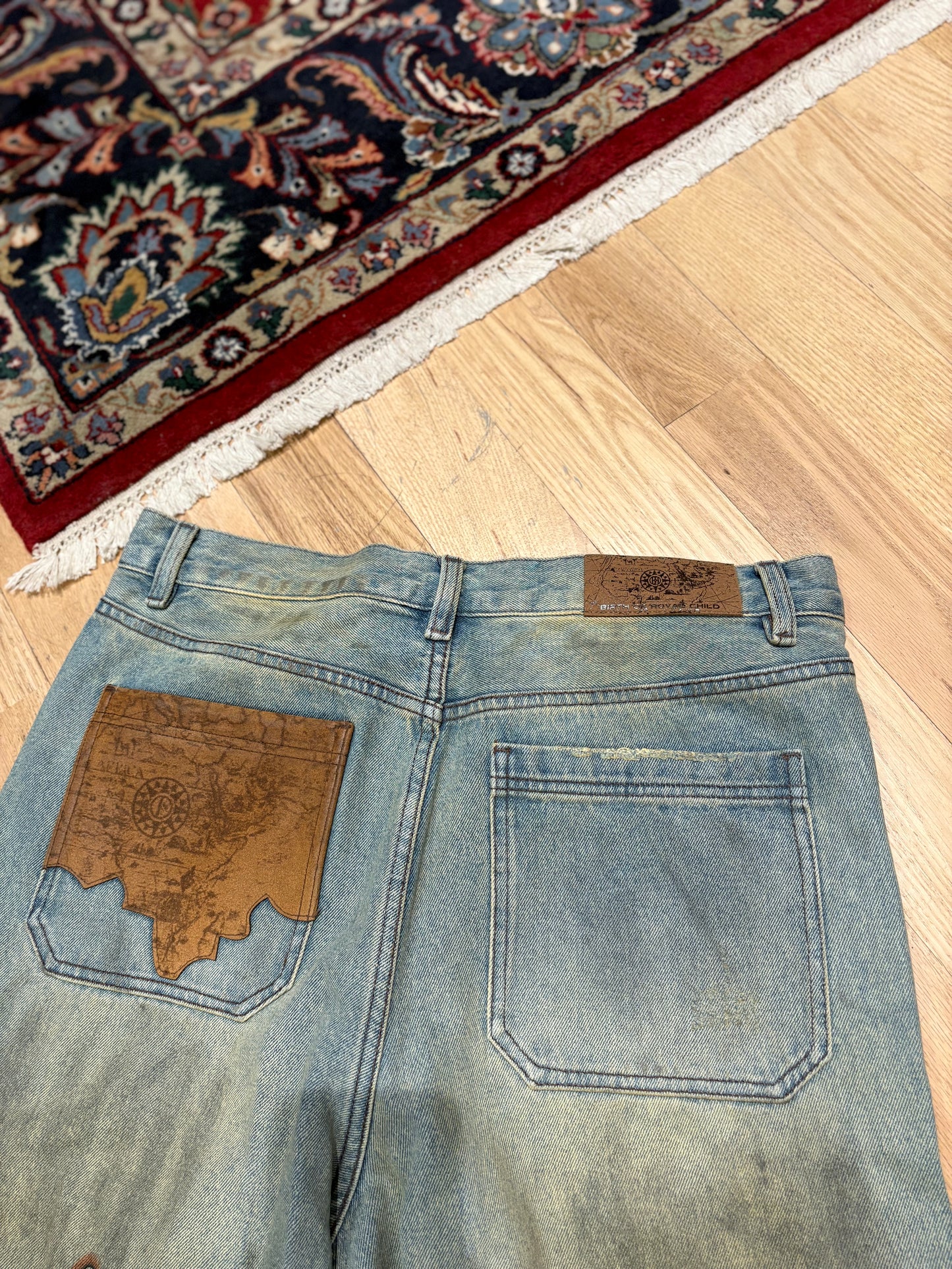 Birth of Royal Child Pirate Jeans Size Large