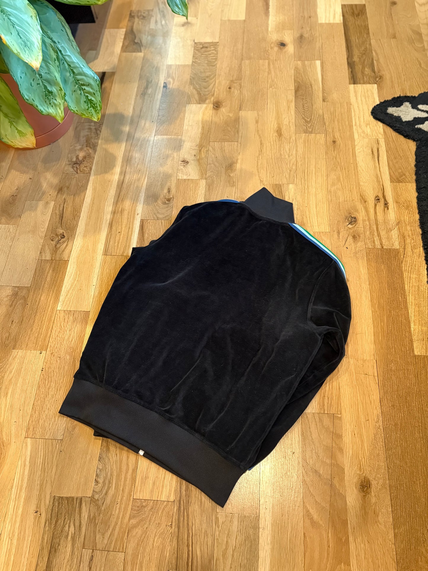 Palm Angels Velour Track Jacket Size Medium