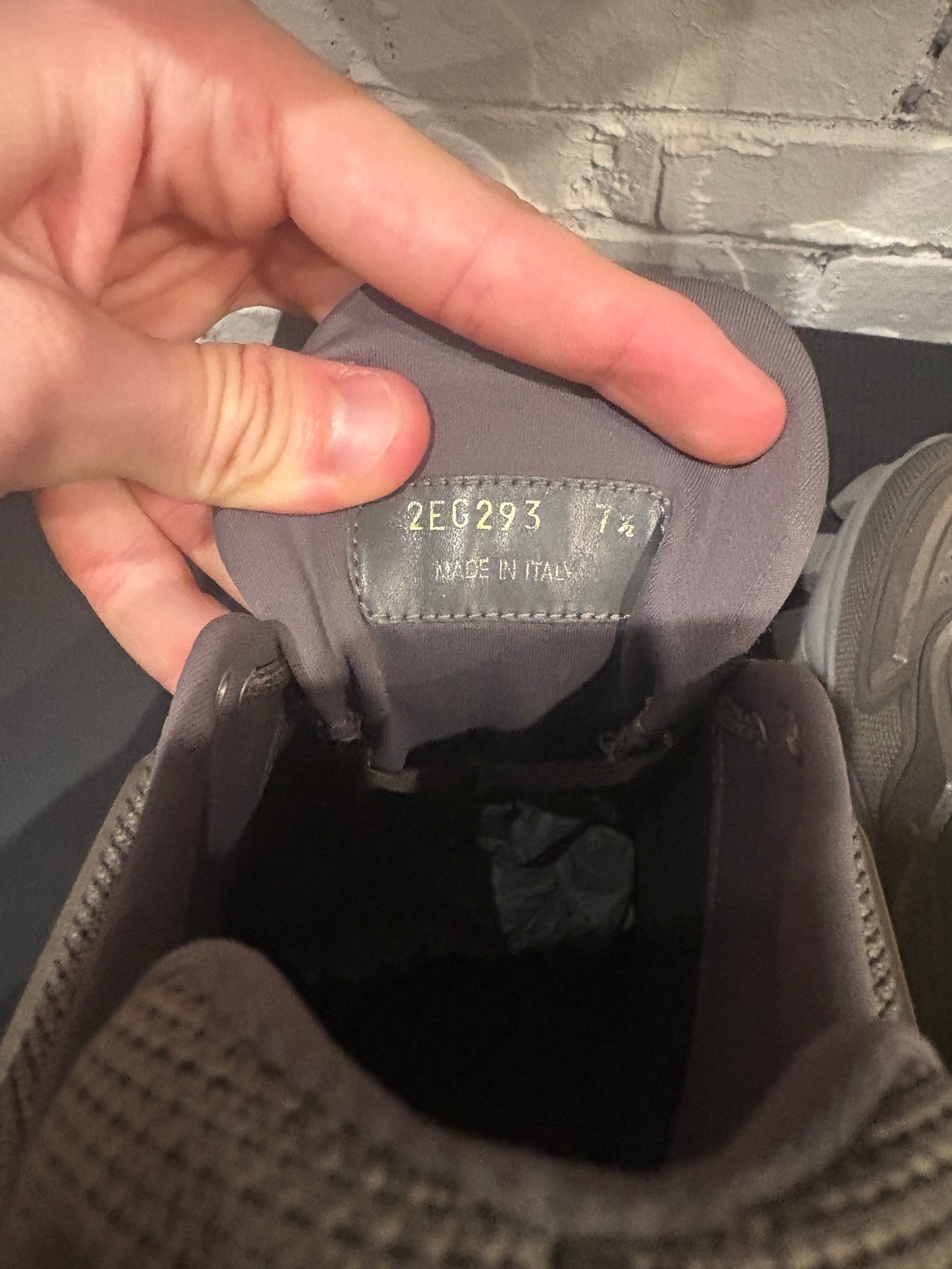 Prada Cloudbust Thunder Gray PO Size 7.5