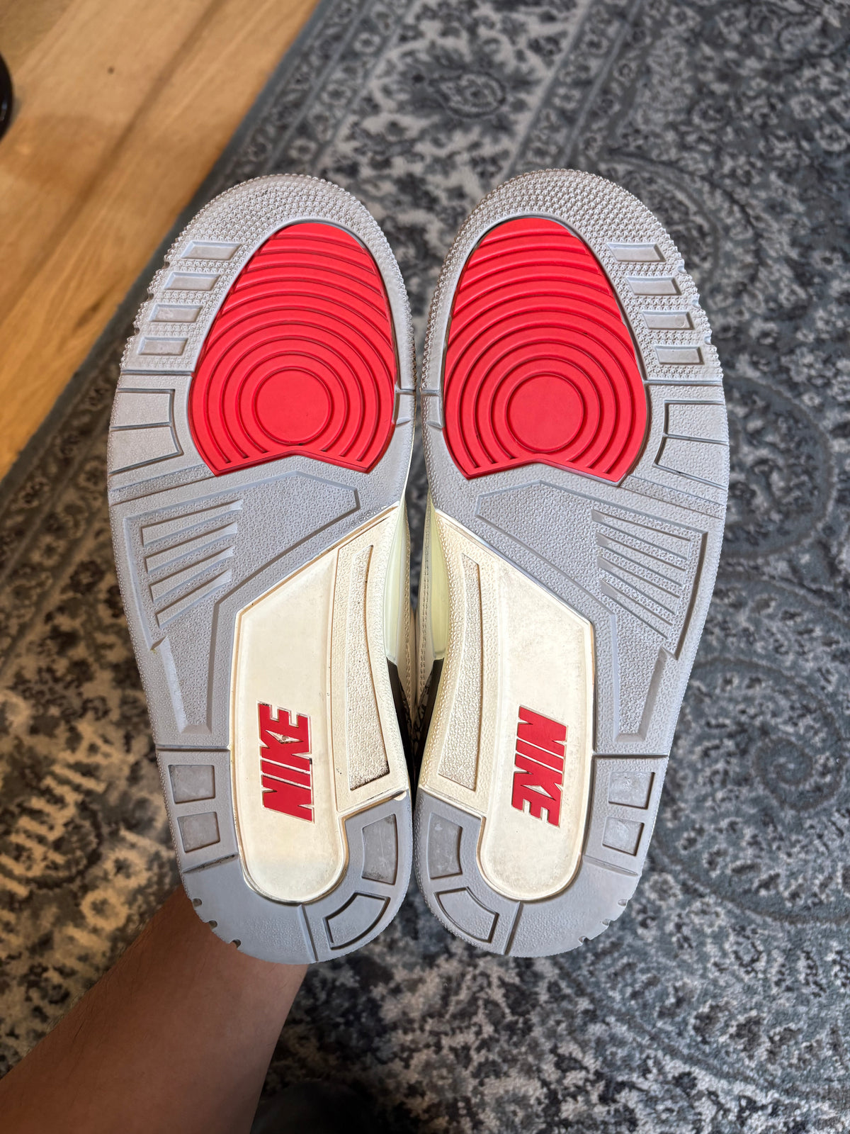 Jordan 3 Retro “White Cement Reimagined” Clean Nb Size 8