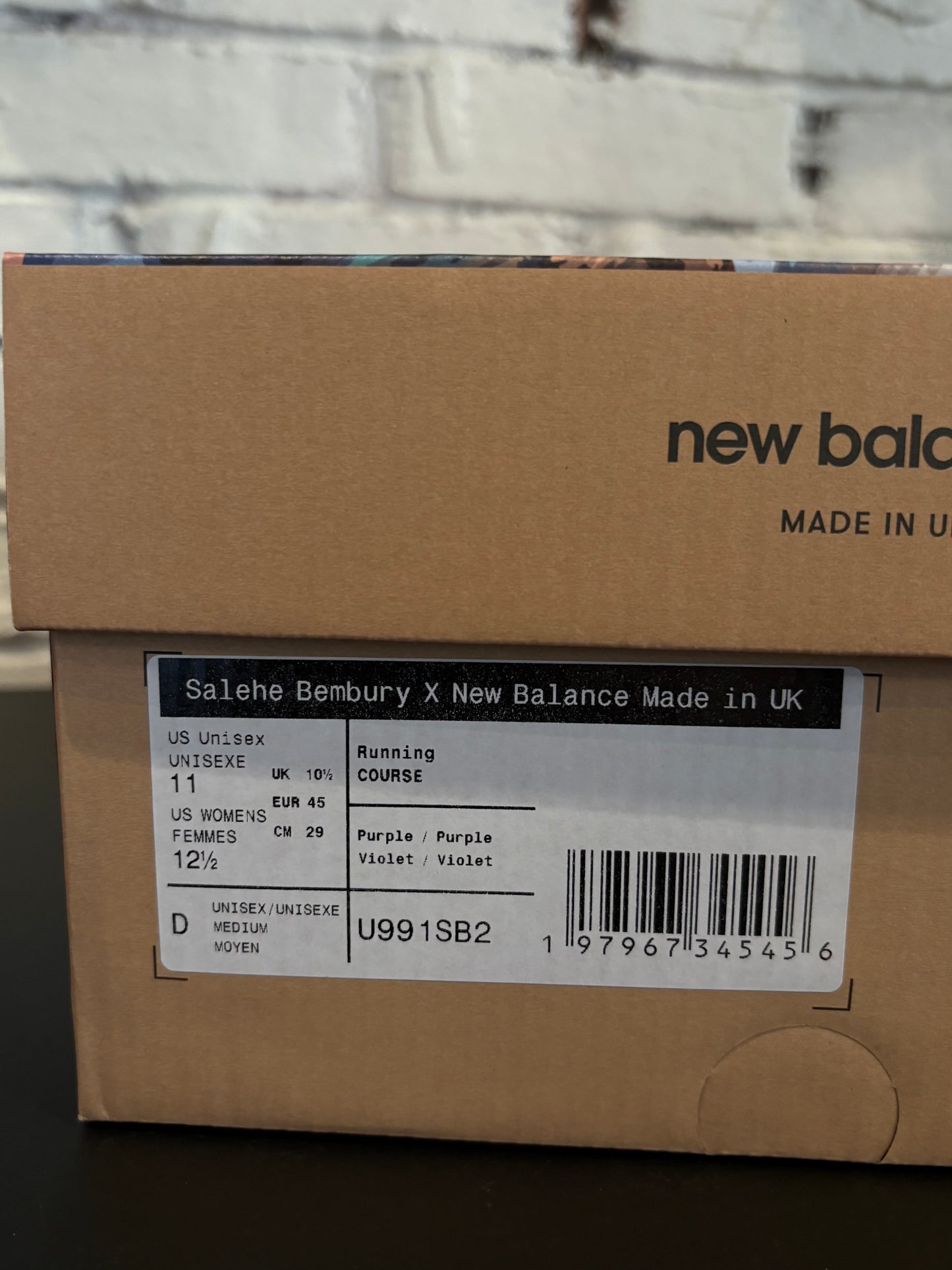 New Balance Salehe Bembury DS OG Size 11