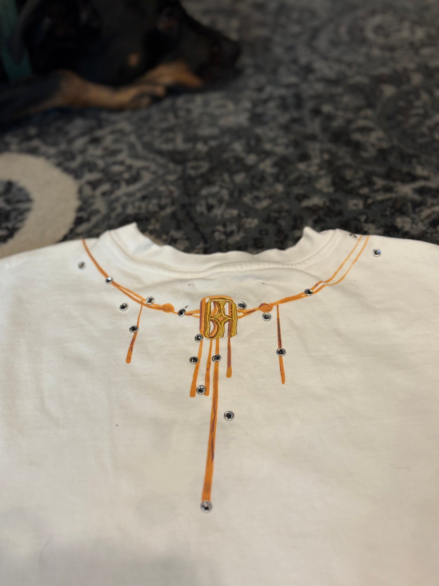 Birth of Royal Child Rhinestone Tee Size Medium