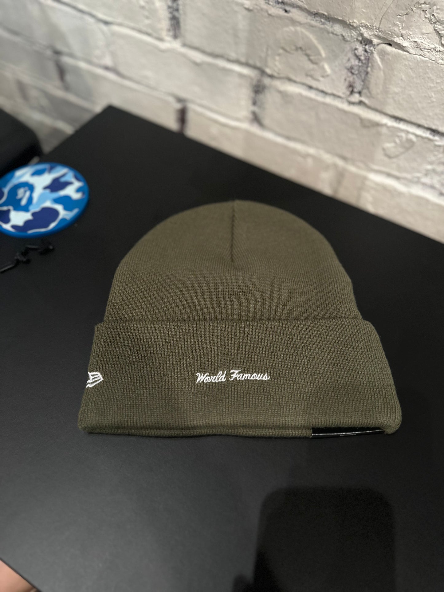 Supreme Box Logo Beanie Olive DS